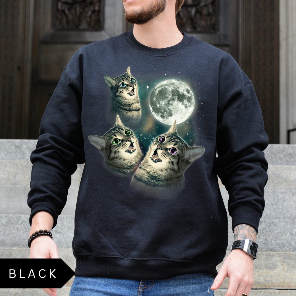 Cats & Moon Sweatshirt