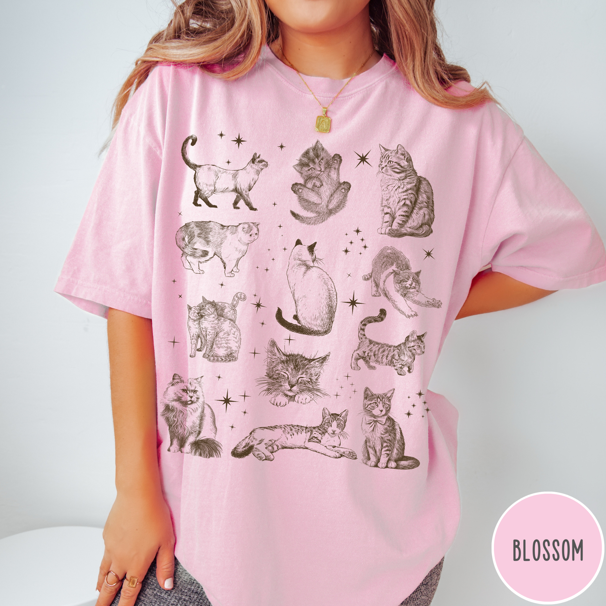 Vintage Cat T-Shirt