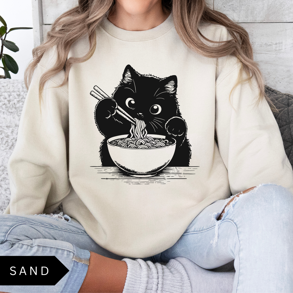 Noodle Cat Sweatshirt