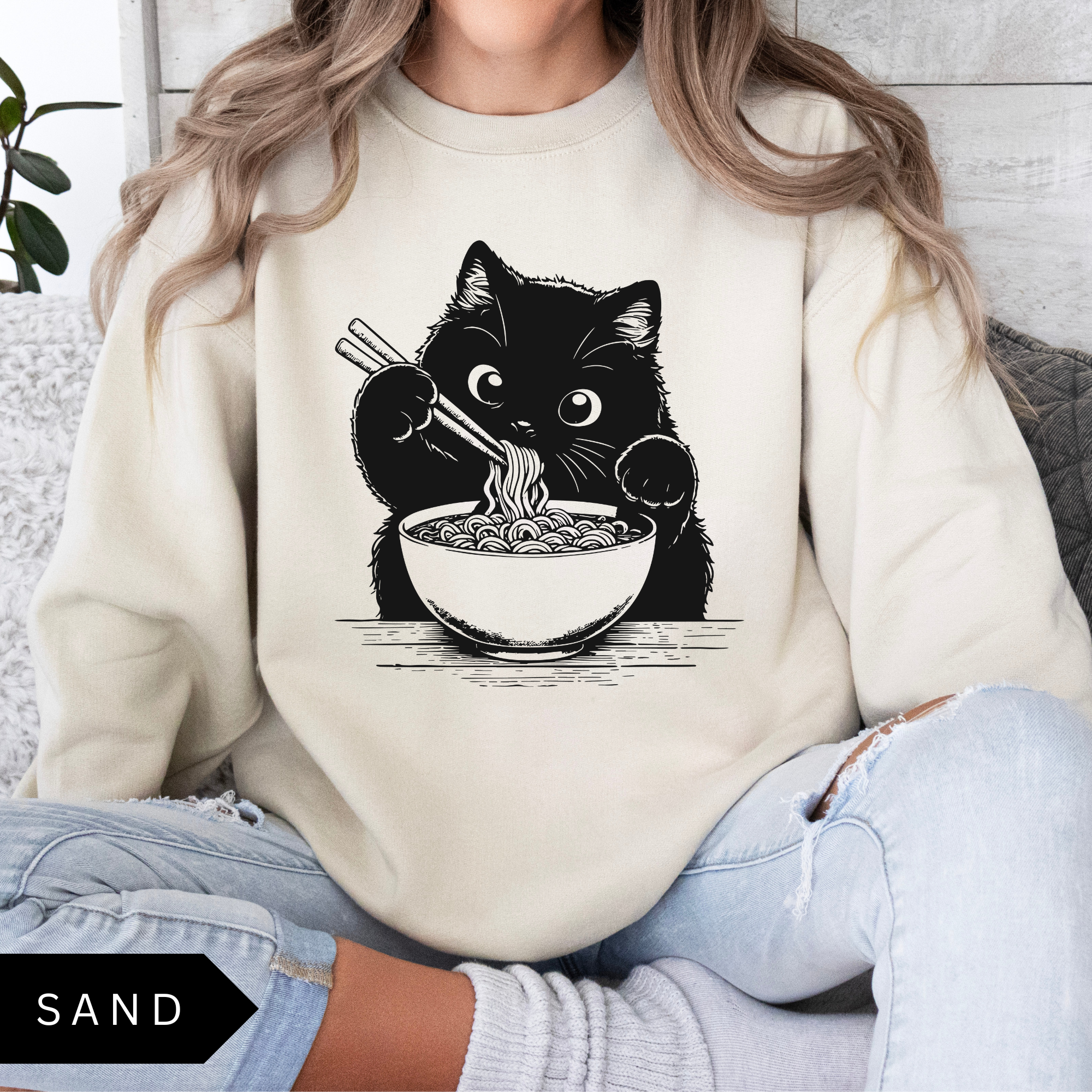 Noodle Cat Sweatshirt