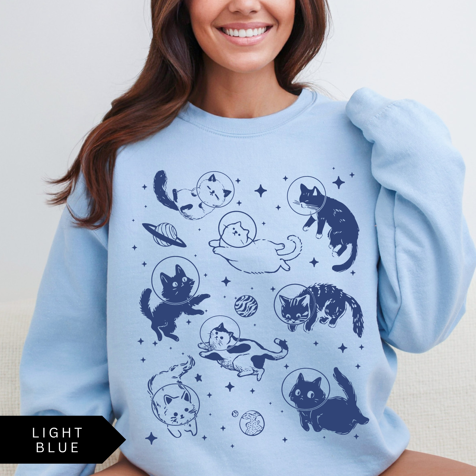 Cats in Space Sweatshirt