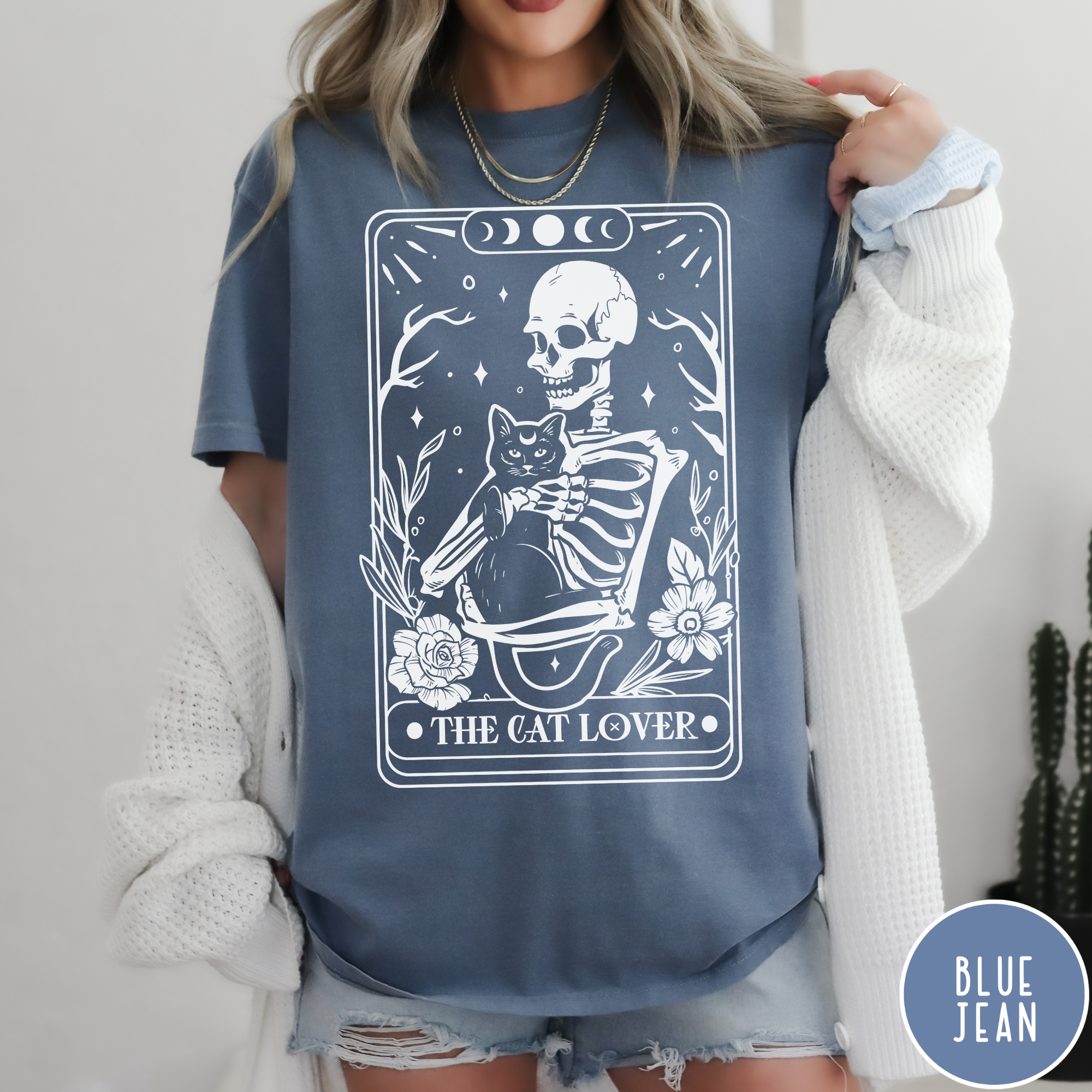 Cat Lover Tarot Card T-Shirt