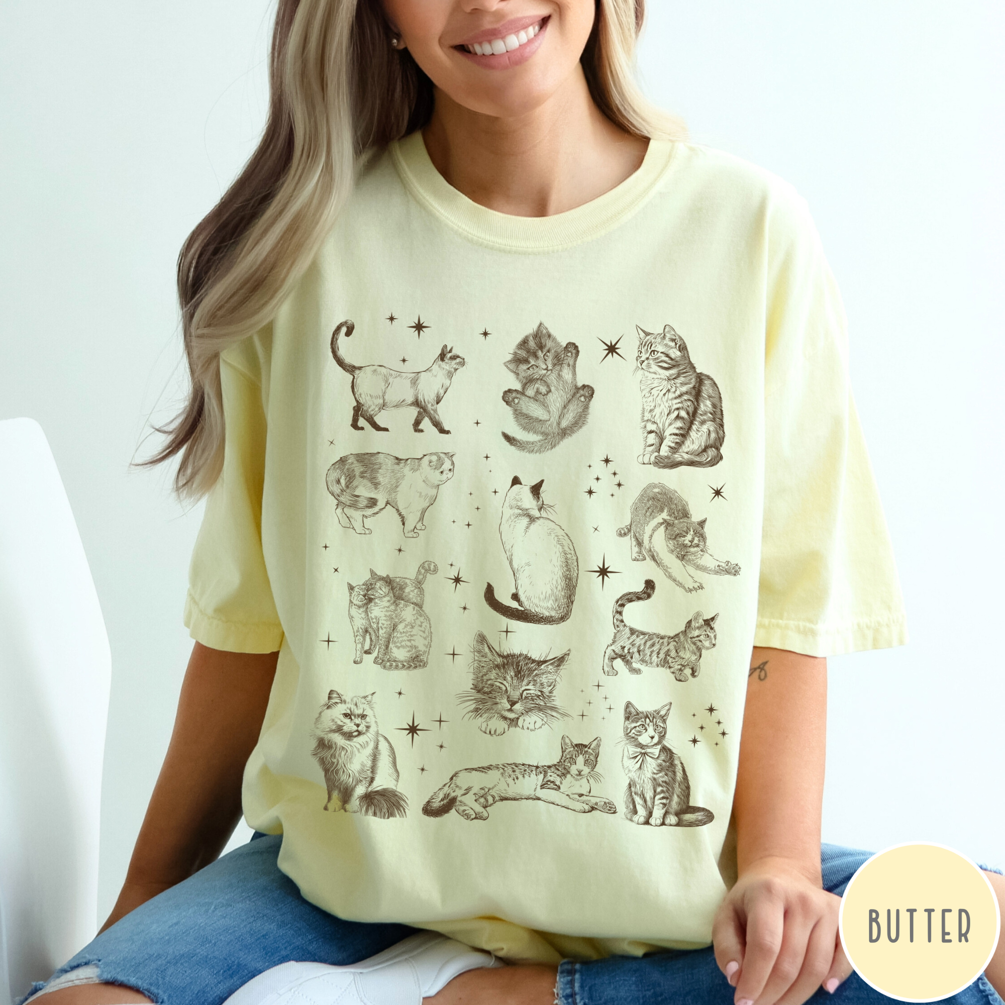 Vintage Cat T-Shirt