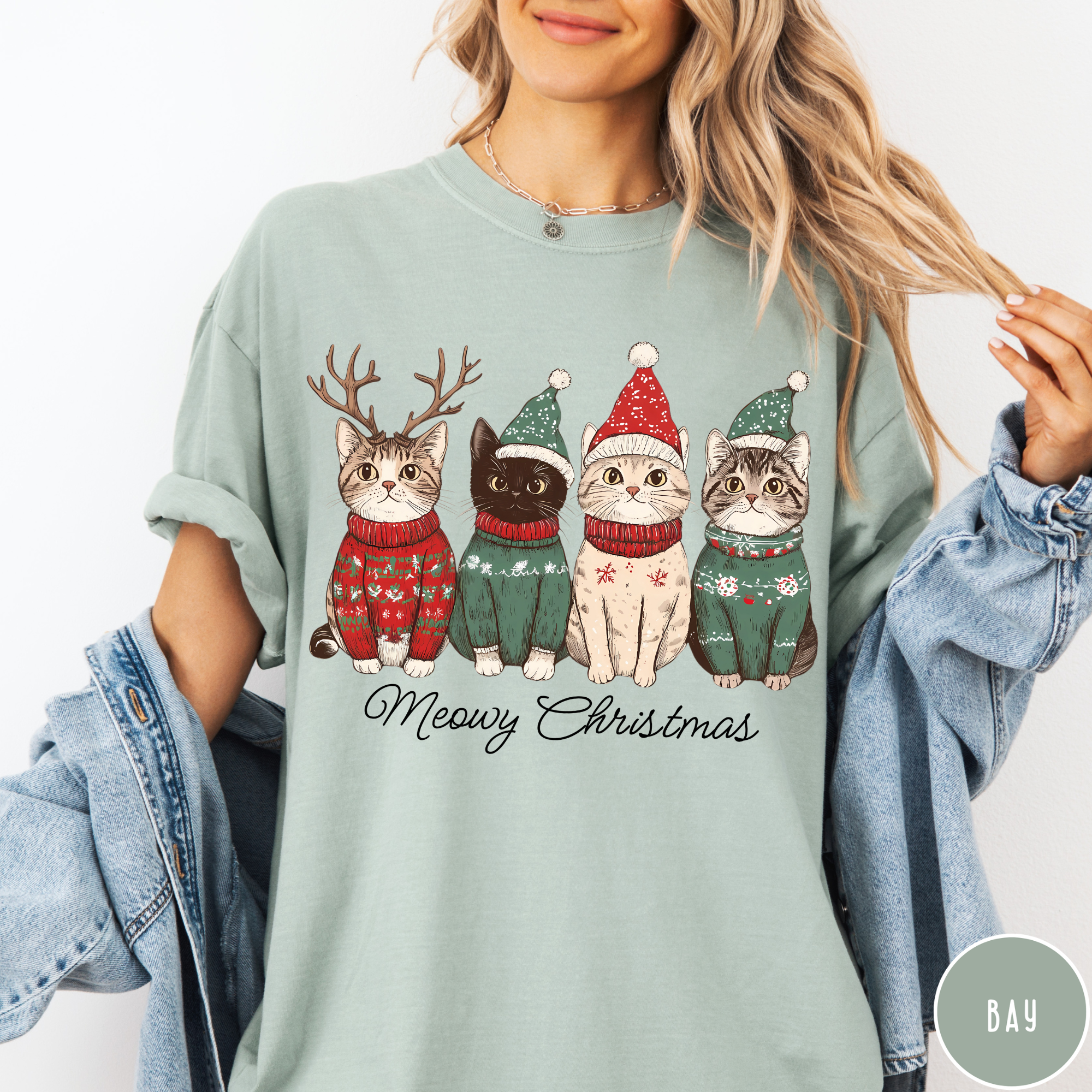Meowy Christmas T-Shirt