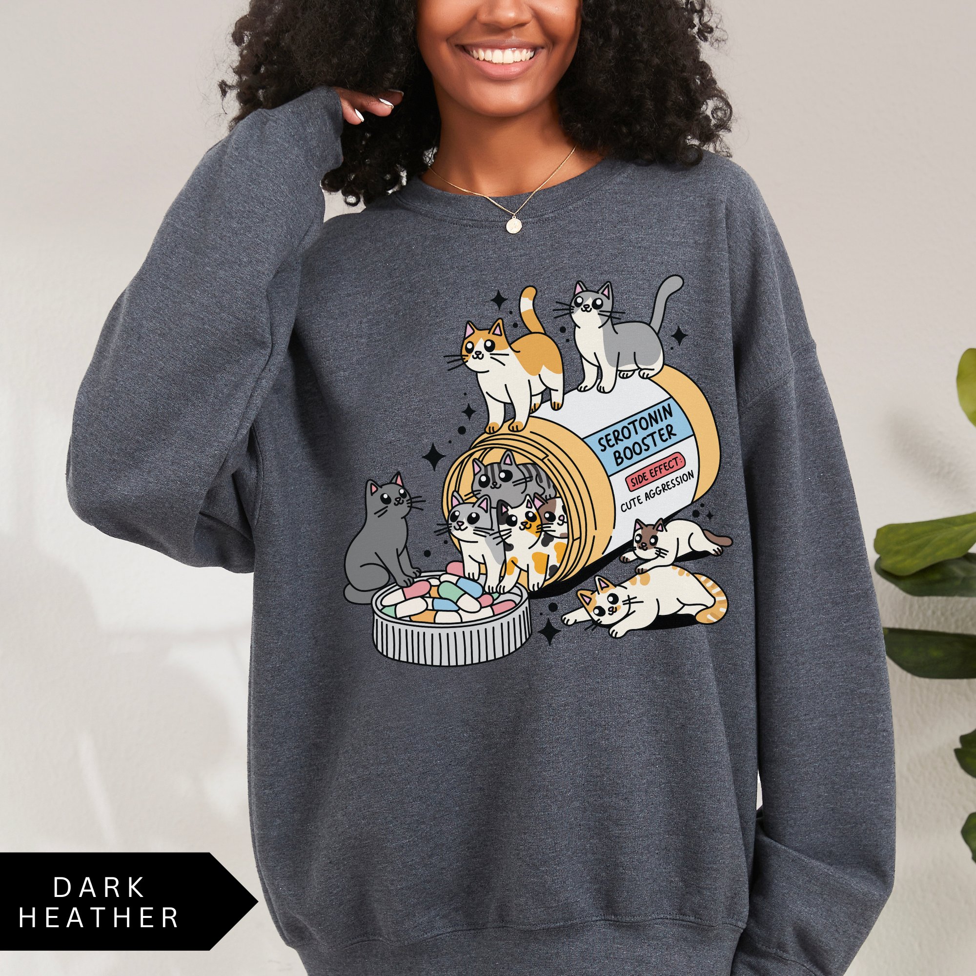 Cat Serotonin Booster Sweatshirt