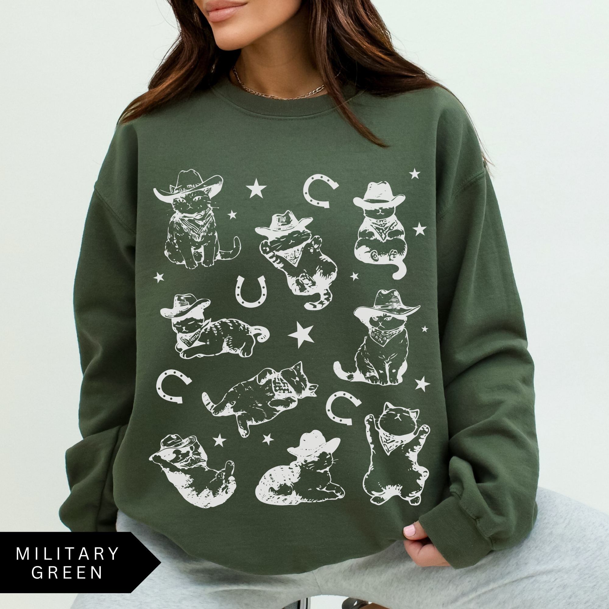 Cowboy Kittens Sweatshirt