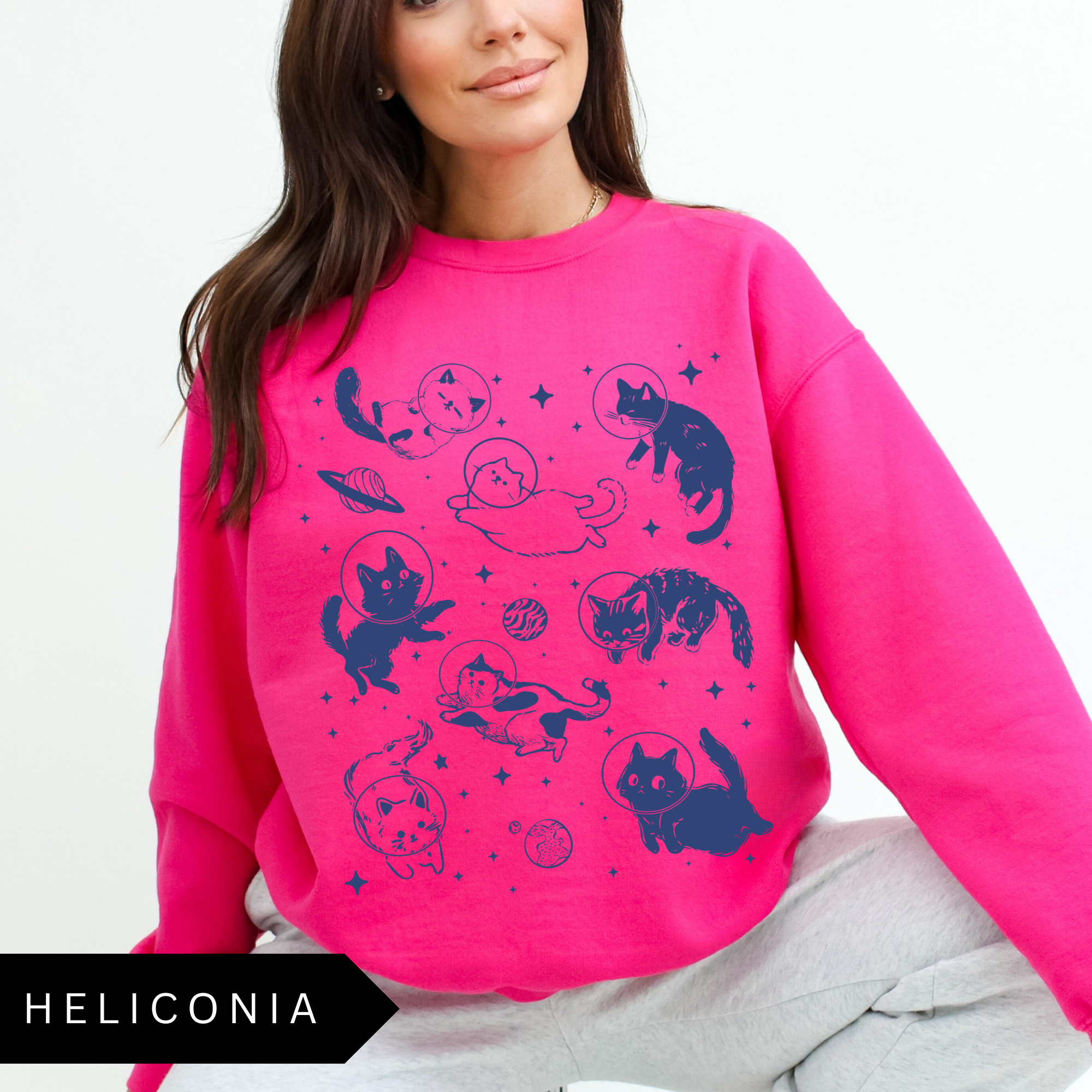 Cats in Space Sweatshirt