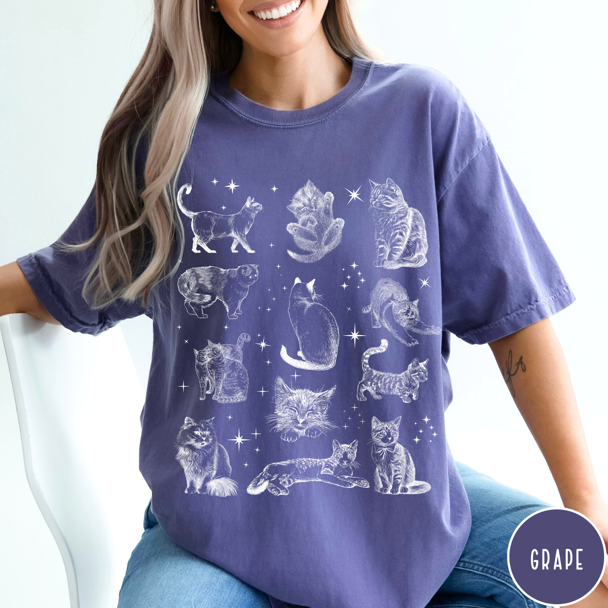 Vintage Cat T-Shirt