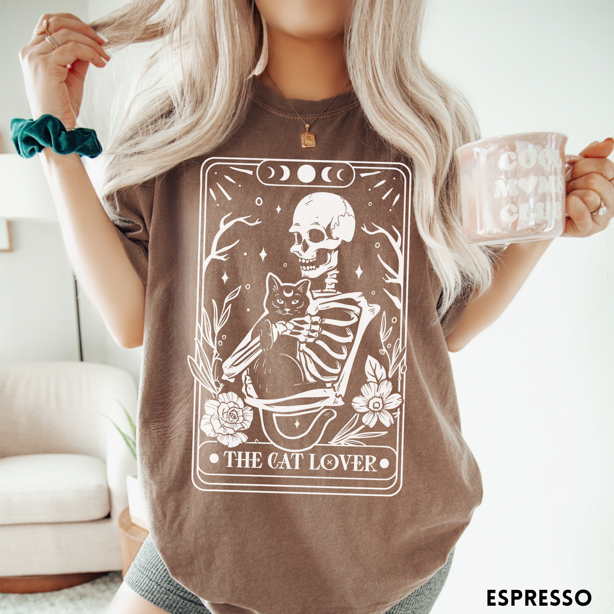 Cat Lover Tarot Card T-Shirt