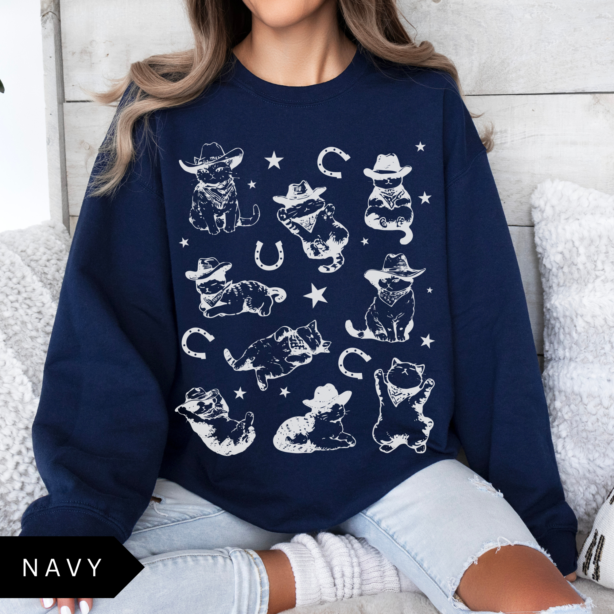 Cowboy Kittens Sweatshirt