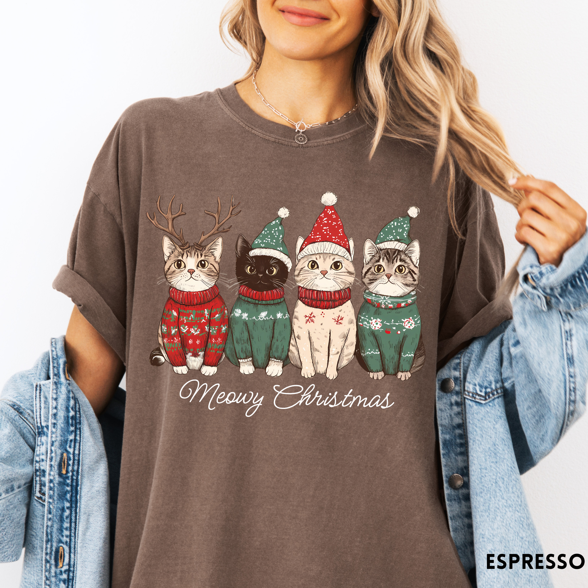 Meowy Christmas T-Shirt
