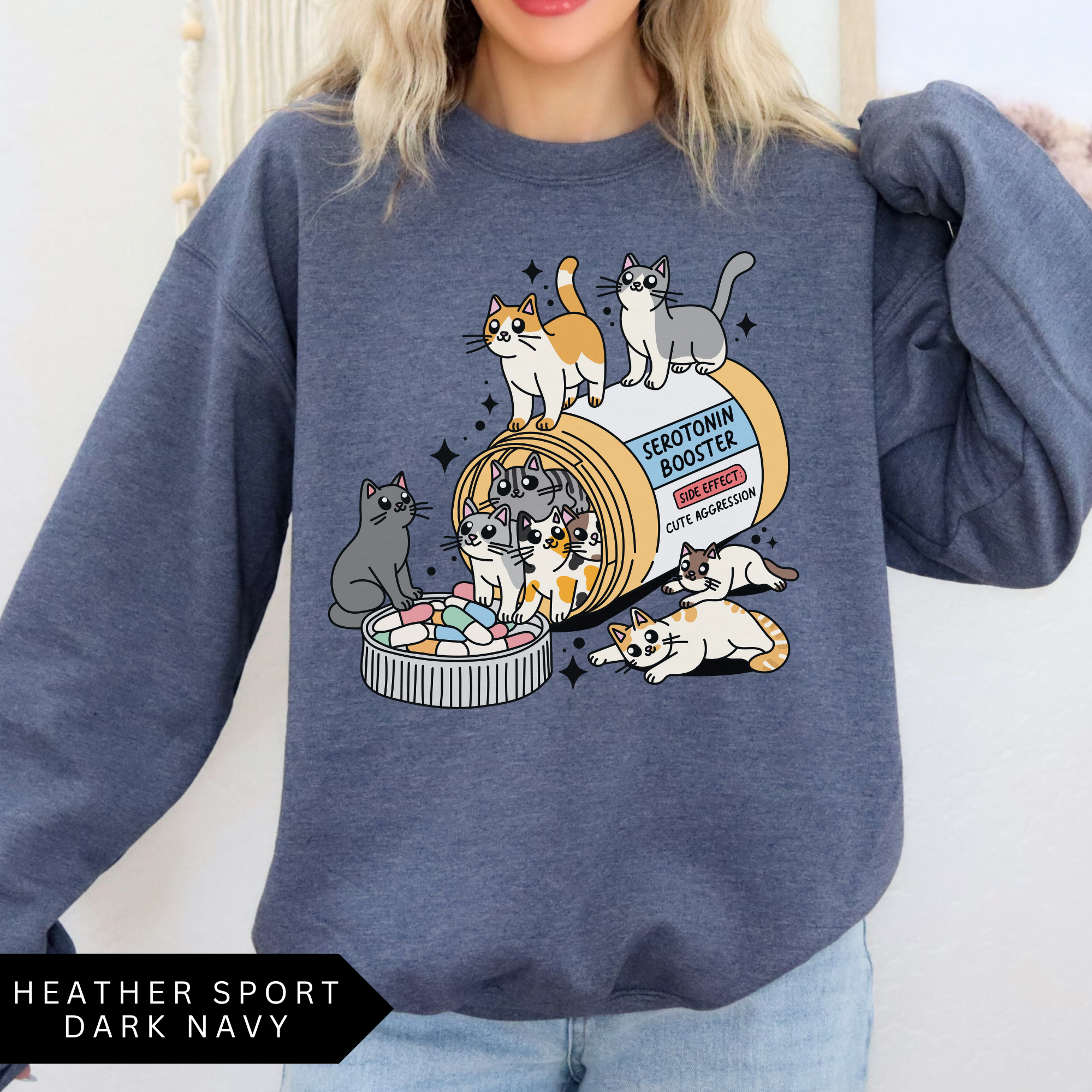 Cat Serotonin Booster Sweatshirt
