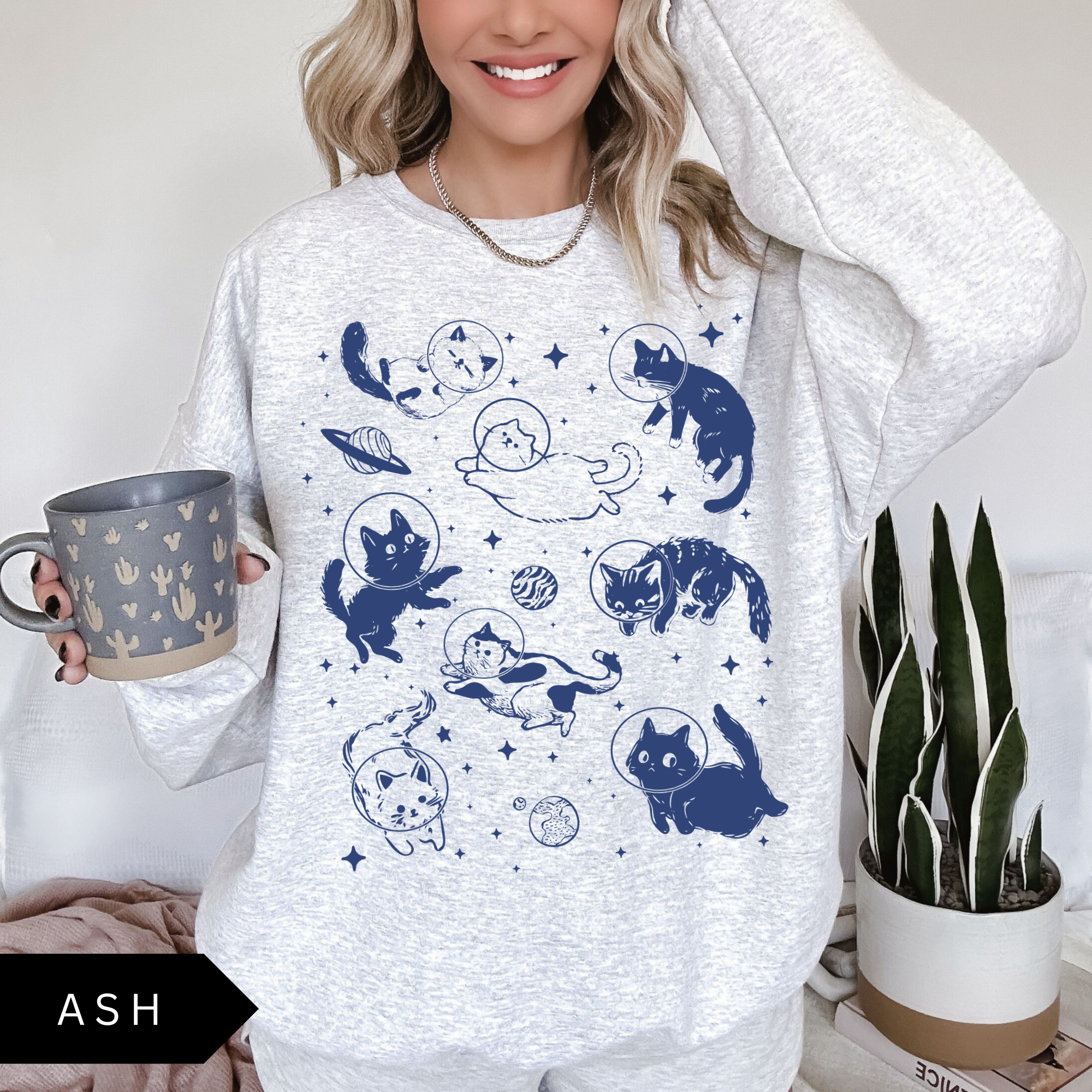 Cats in Space Sweatshirt