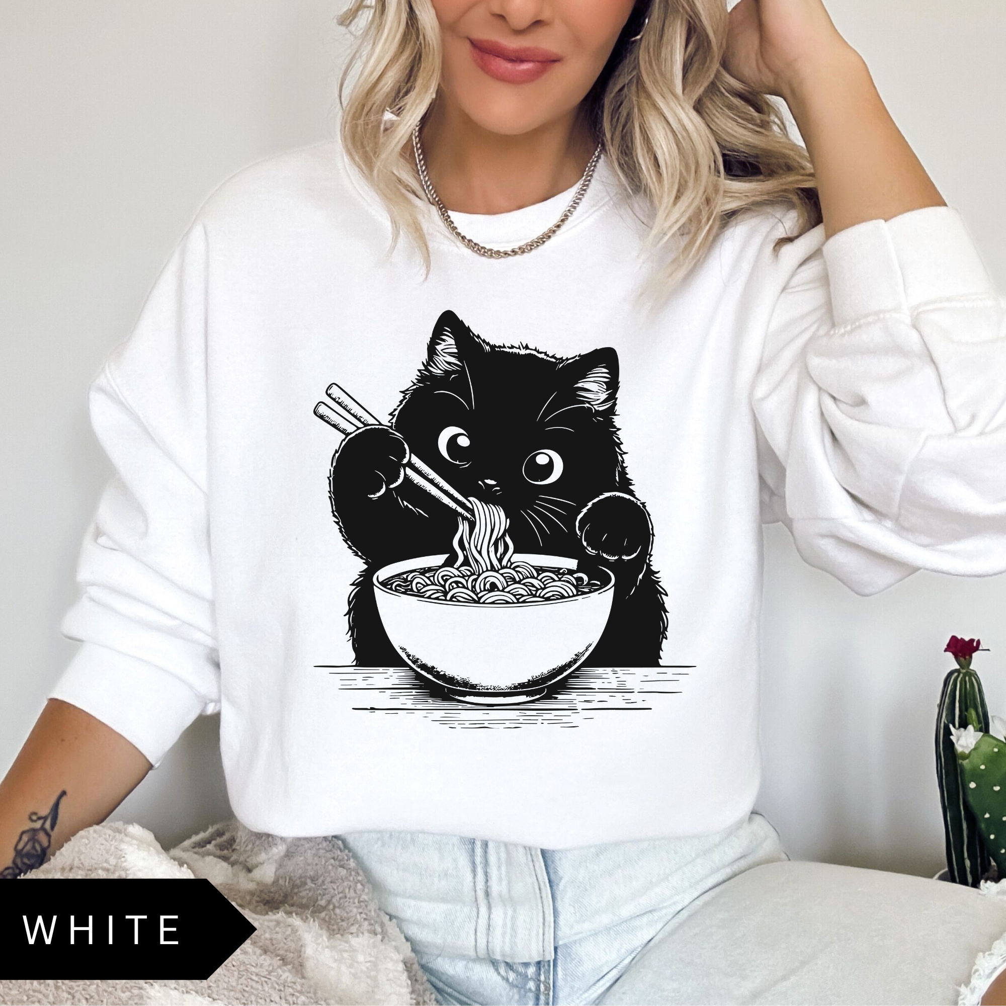 Noodle Cat Sweatshirt
