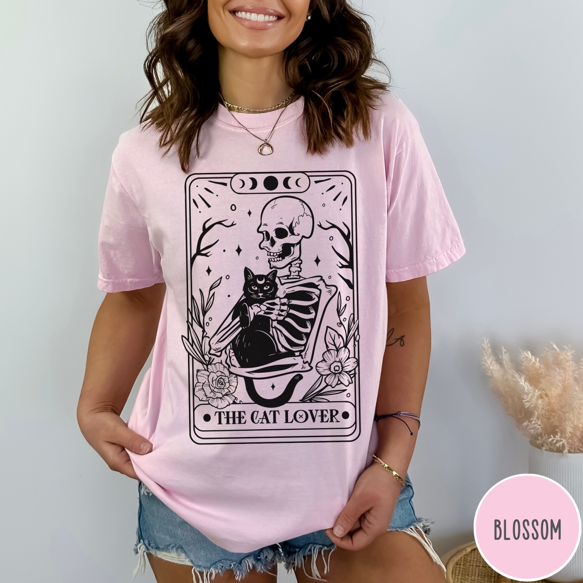 Cat Lover Tarot Card T-Shirt