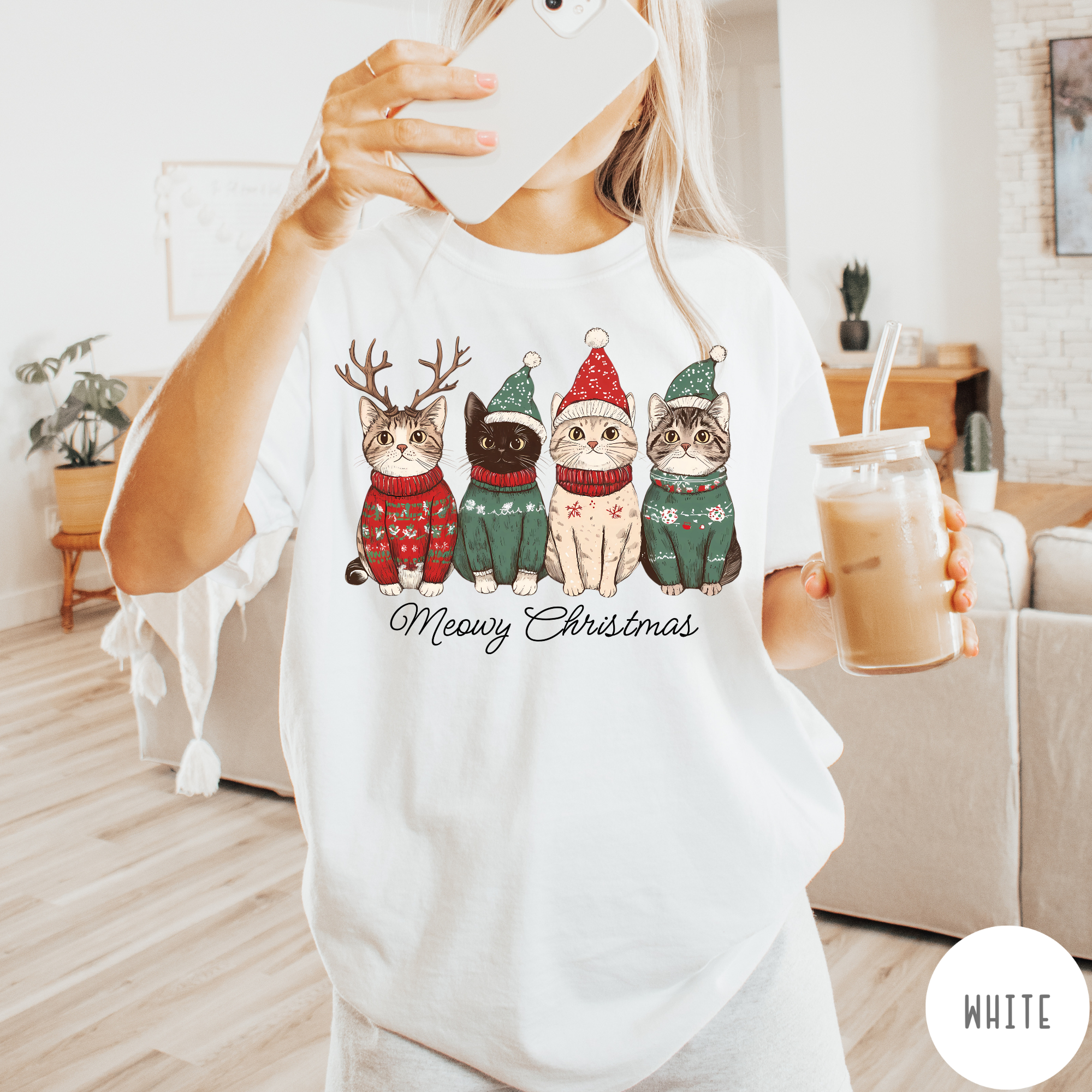 Meowy Christmas T-Shirt