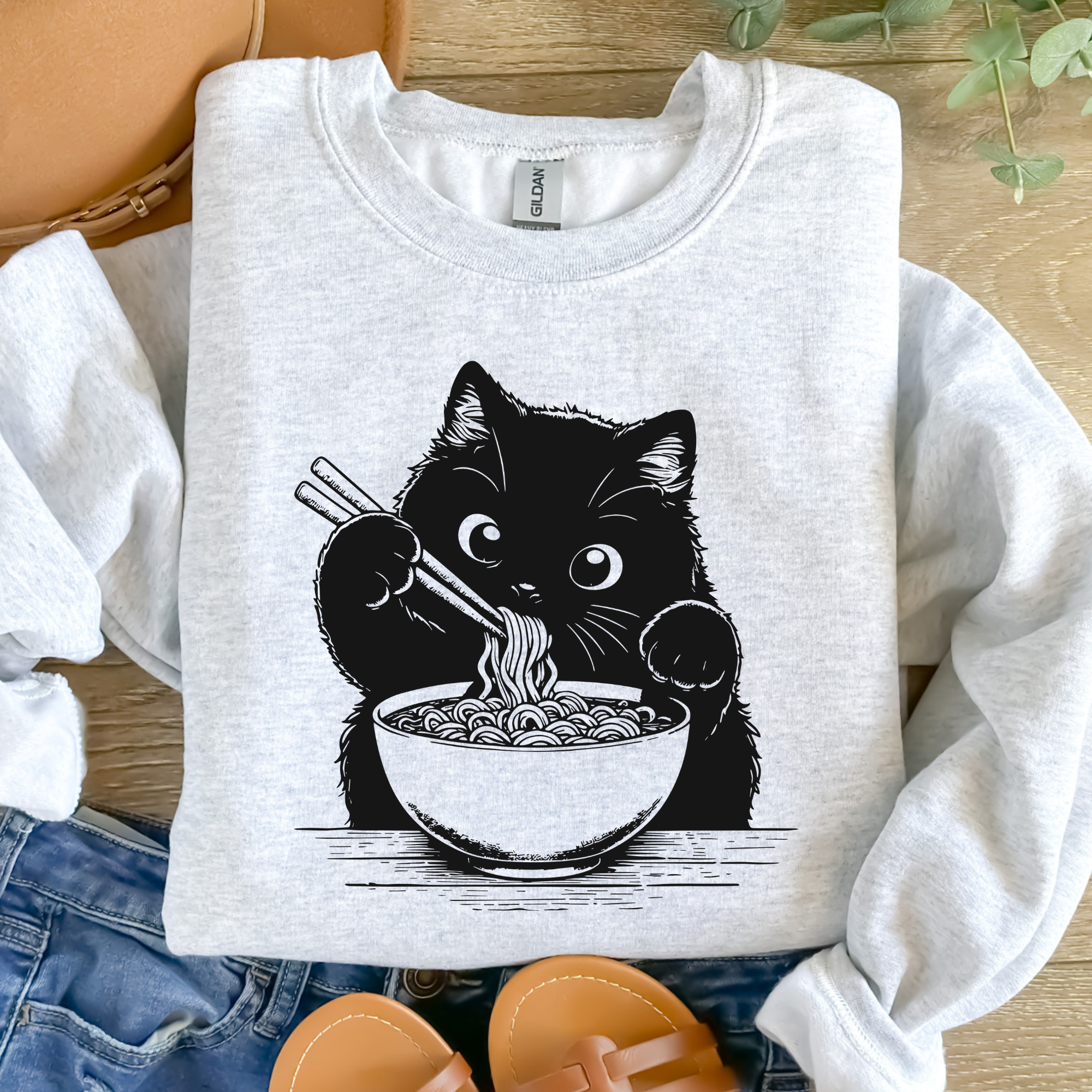 Noodle Cat Sweatshirt