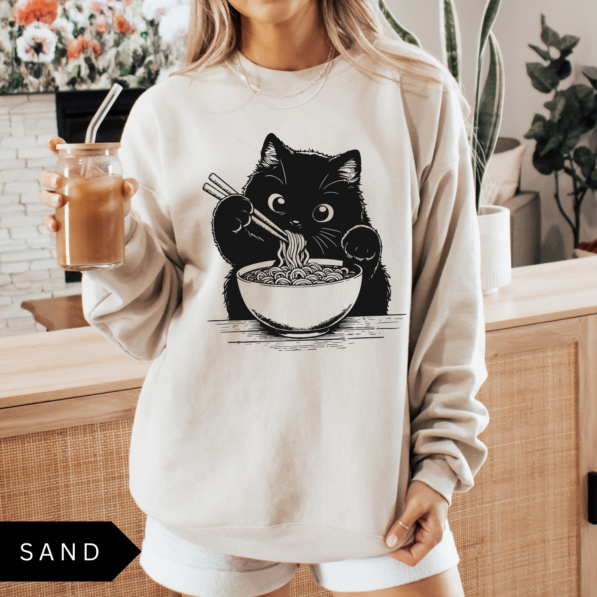 Noodle Cat Sweatshirt