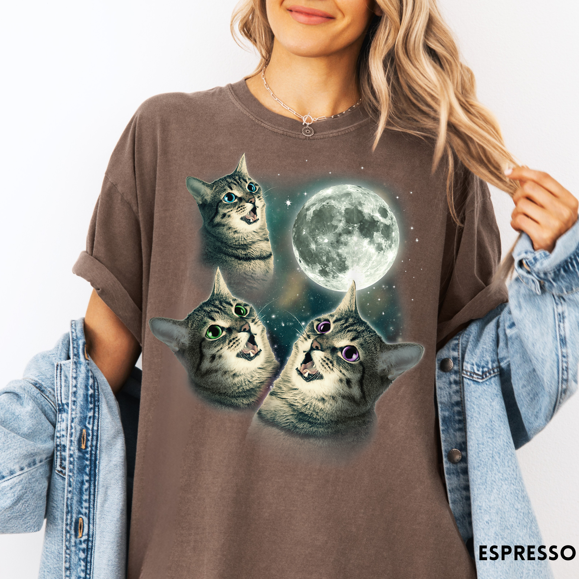 Cats Howling at the Moon T-Shirt