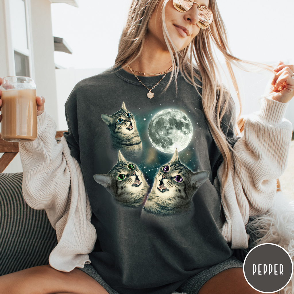 Cats Howling at the Moon T-Shirt