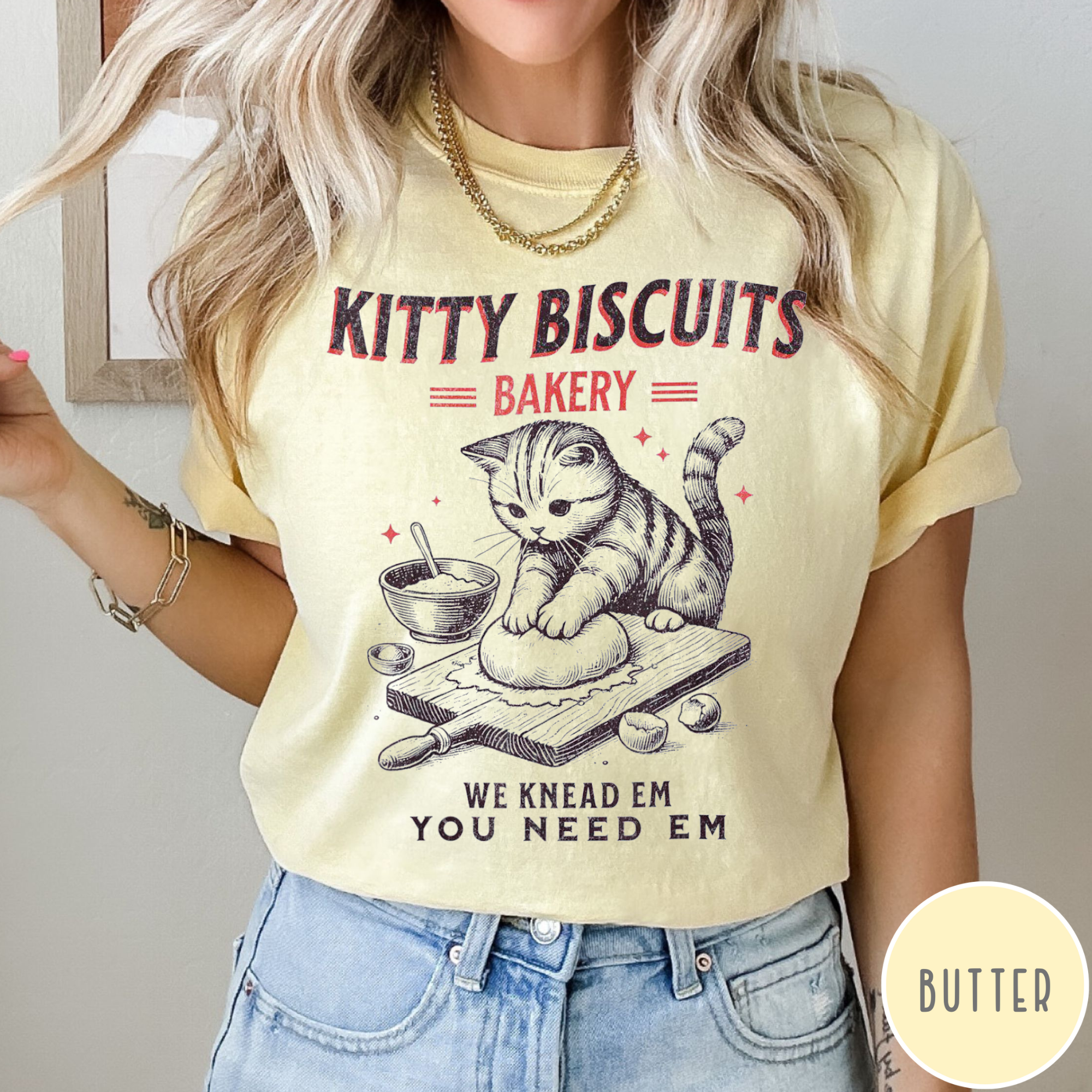 Kitty Biscuits Bakery T-Shirt