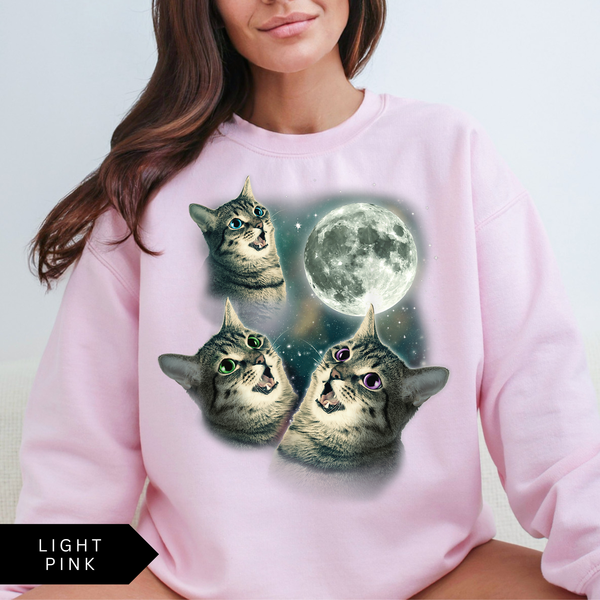 Cats & Moon Sweatshirt