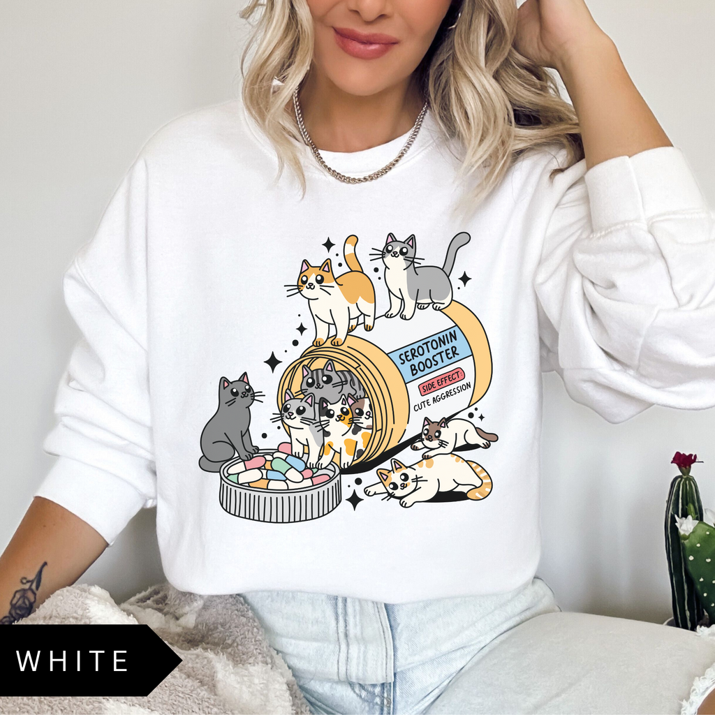 Cat Serotonin Booster Sweatshirt