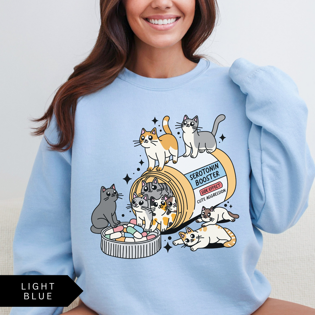 Cat Serotonin Booster Sweatshirt