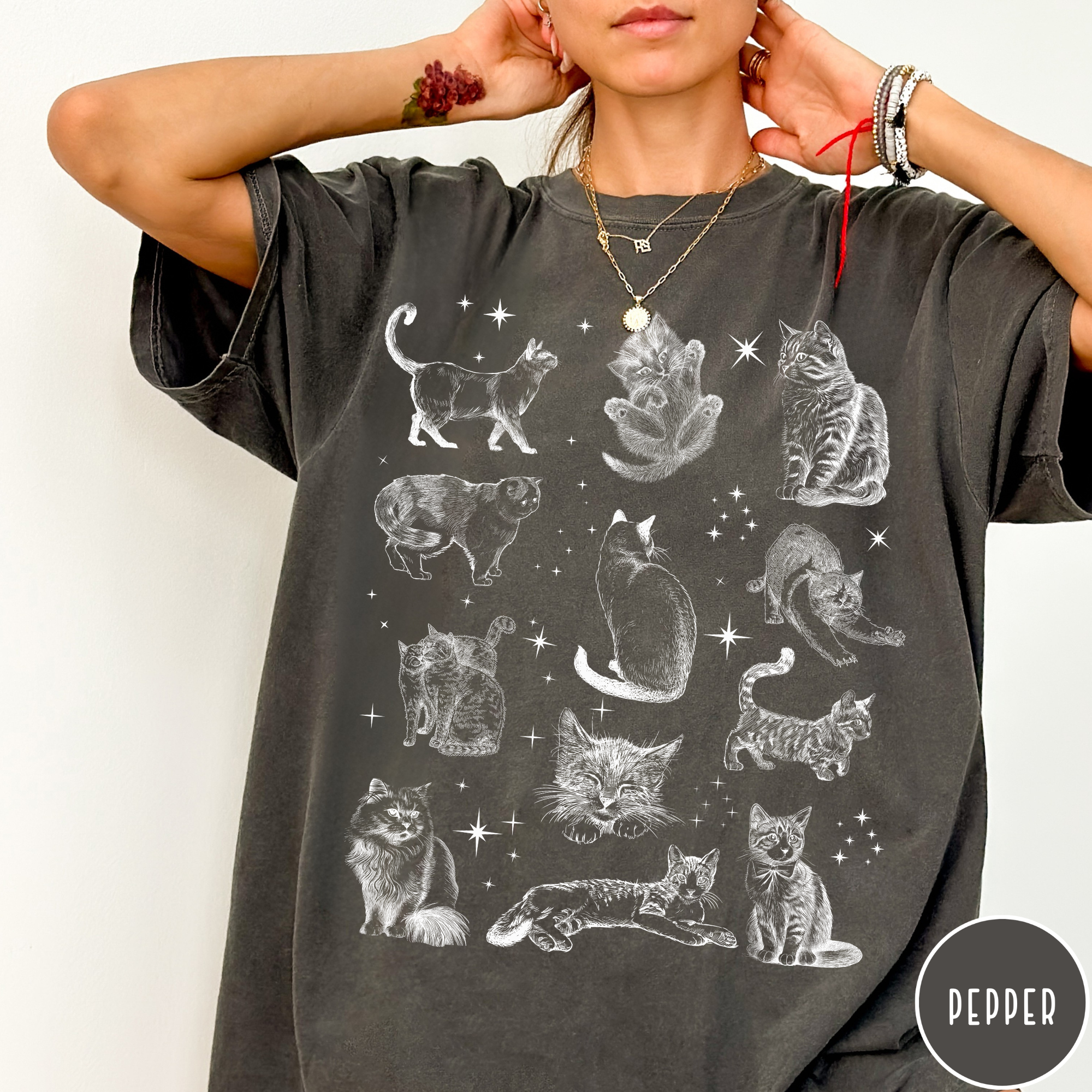 Vintage Cat T-Shirt