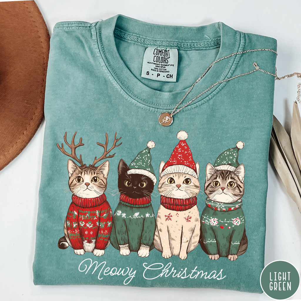 Meowy Christmas T-Shirt