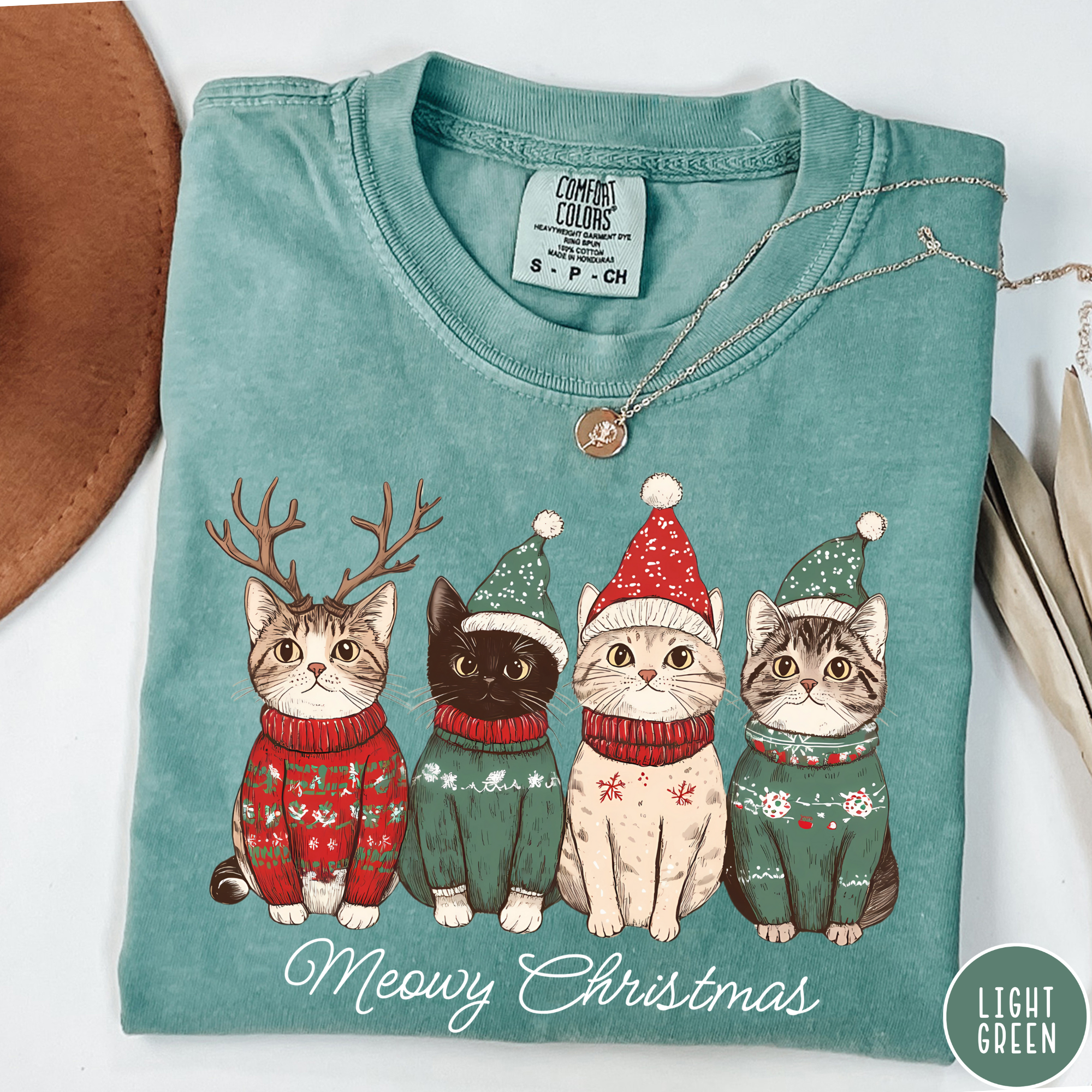 Meowy Christmas T-Shirt