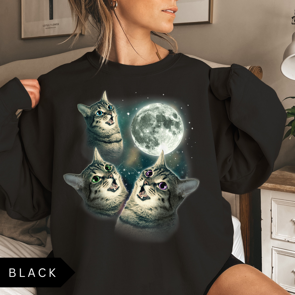 Cats & Moon Sweatshirt