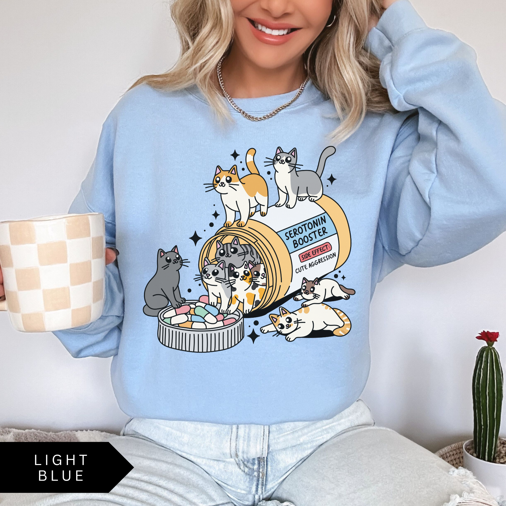 Cat Serotonin Booster Sweatshirt