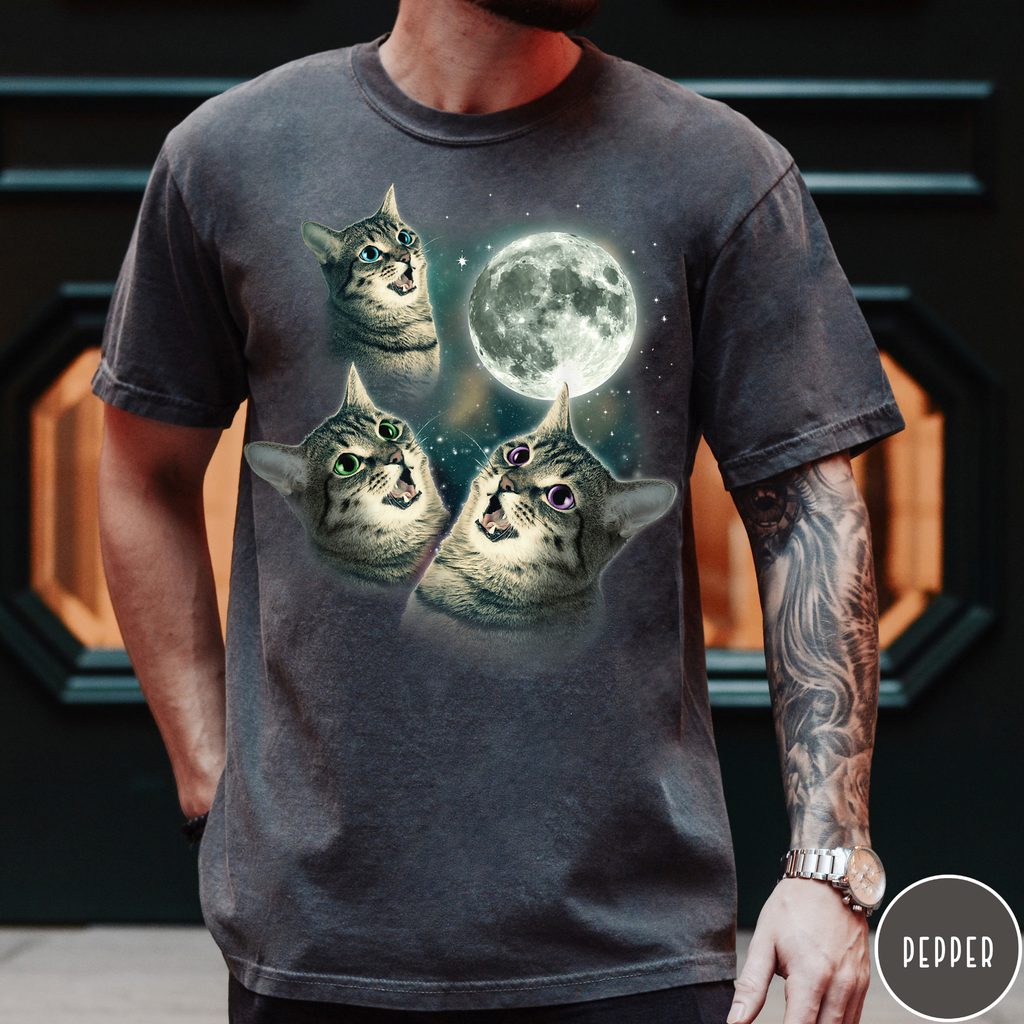 Cats Howling at the Moon T-Shirt