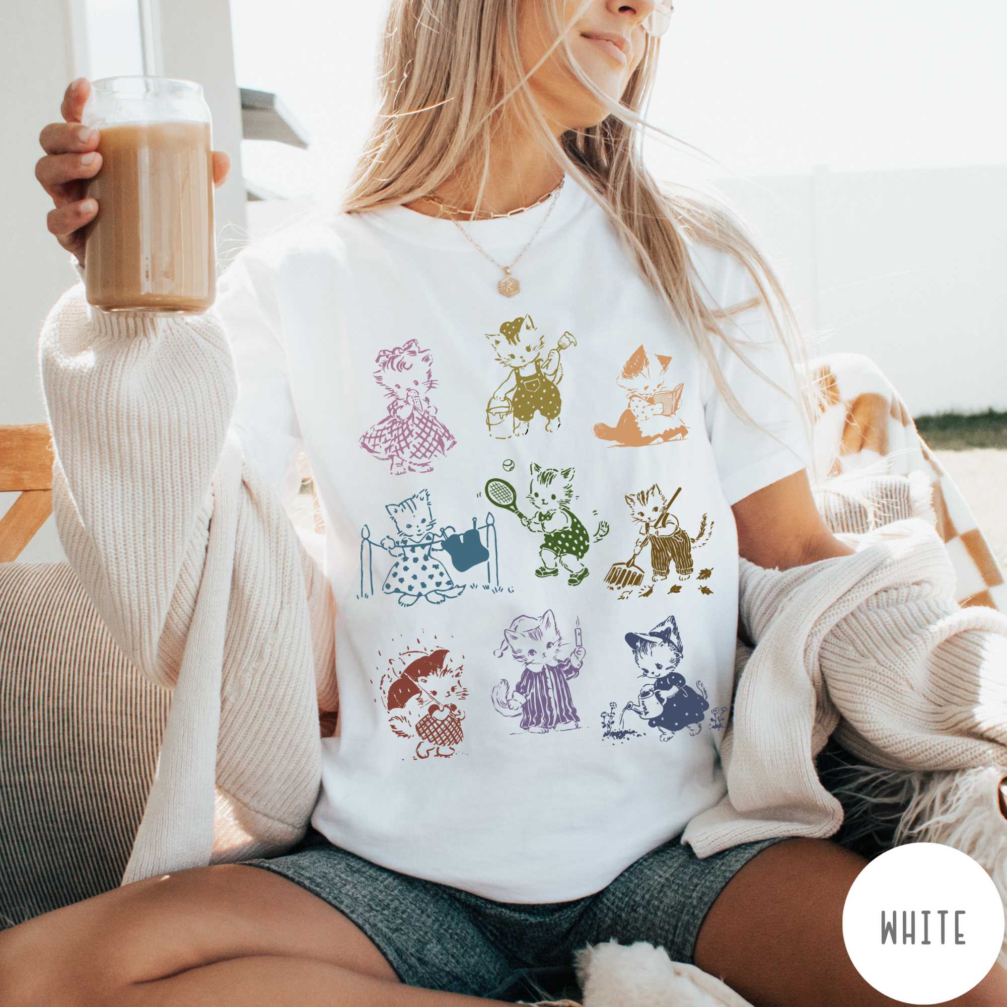 Vintage 1950's Cat T-Shirt
