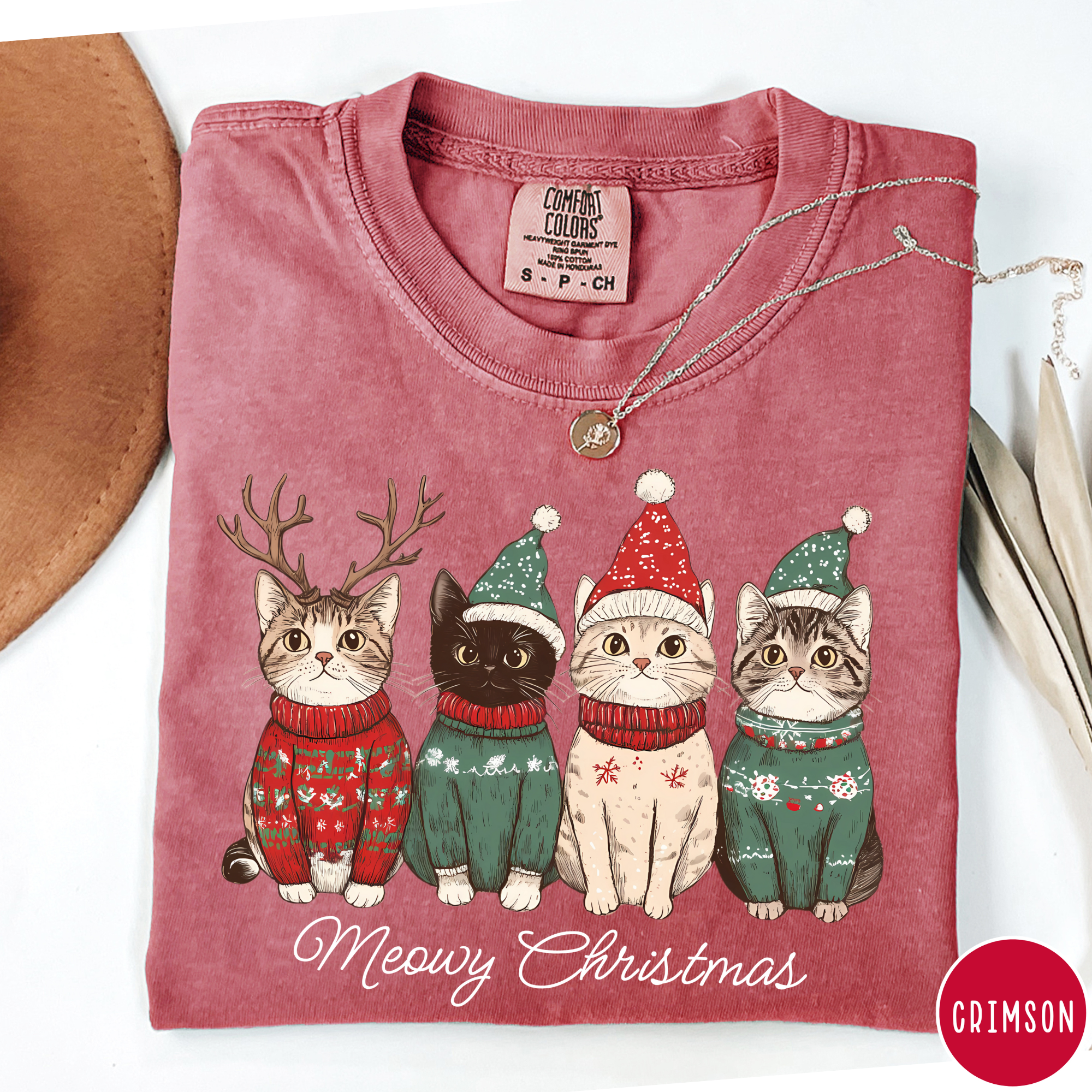 Meowy Christmas T-Shirt