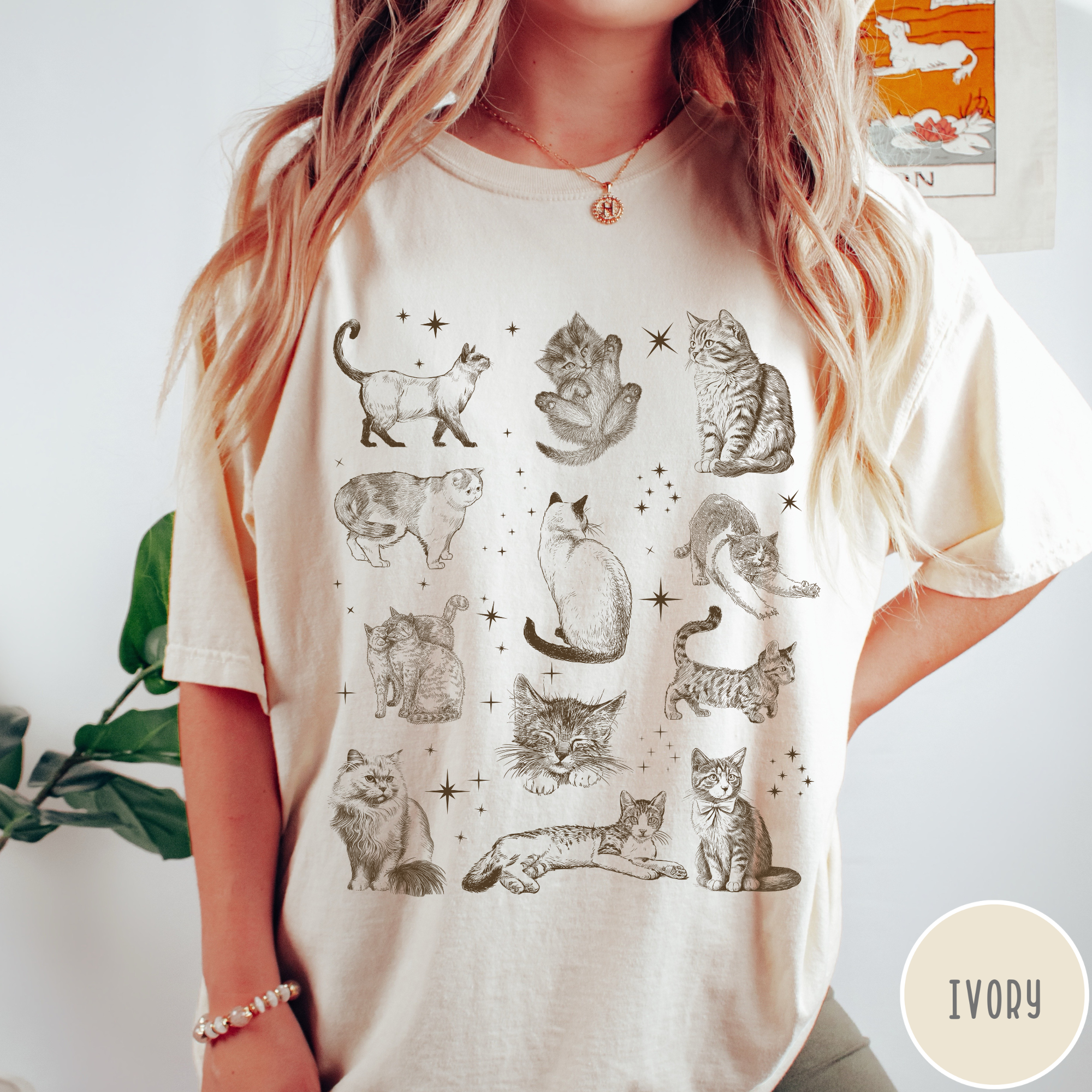 Vintage Cat T-Shirt