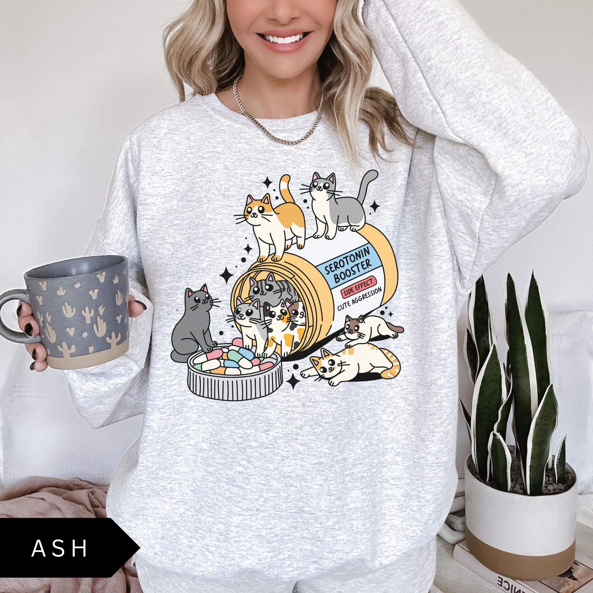 Cat Serotonin Booster Sweatshirt