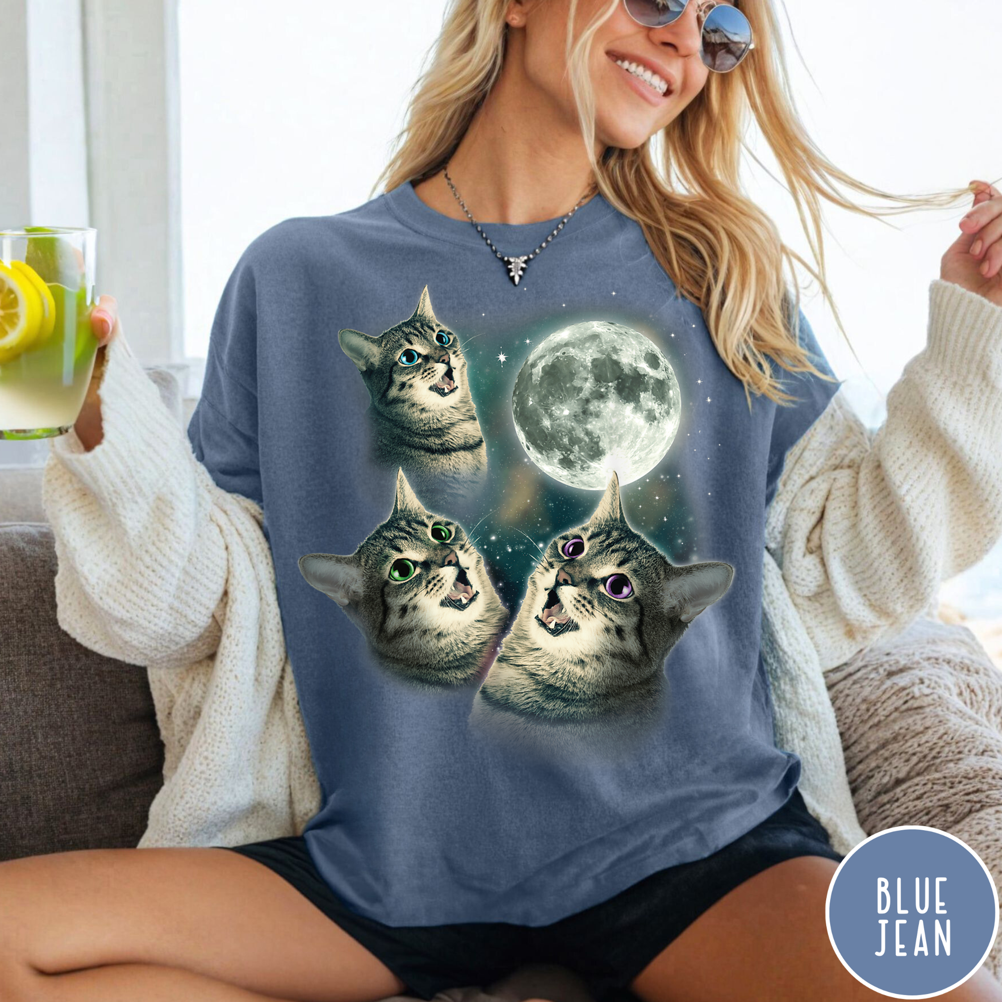 Cats Howling at the Moon T-Shirt
