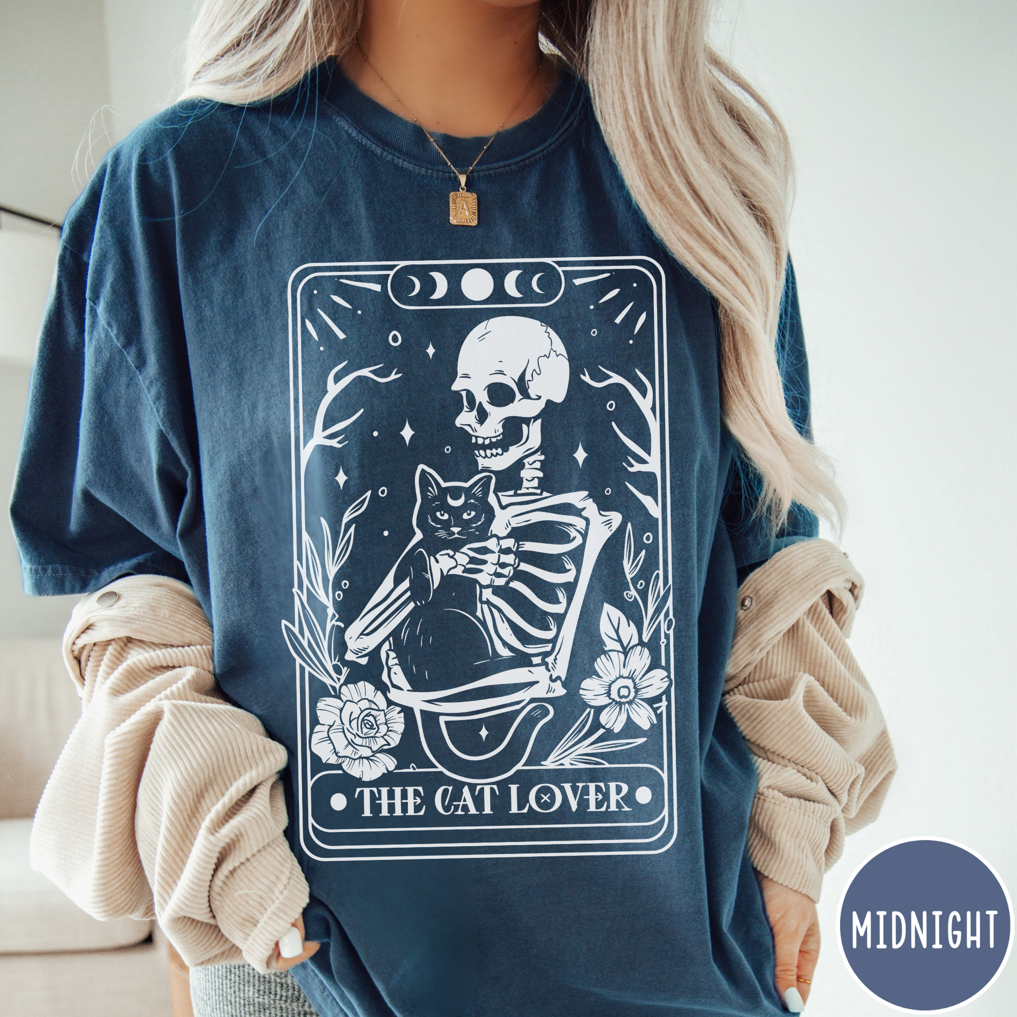 Cat Lover Tarot Card T-Shirt