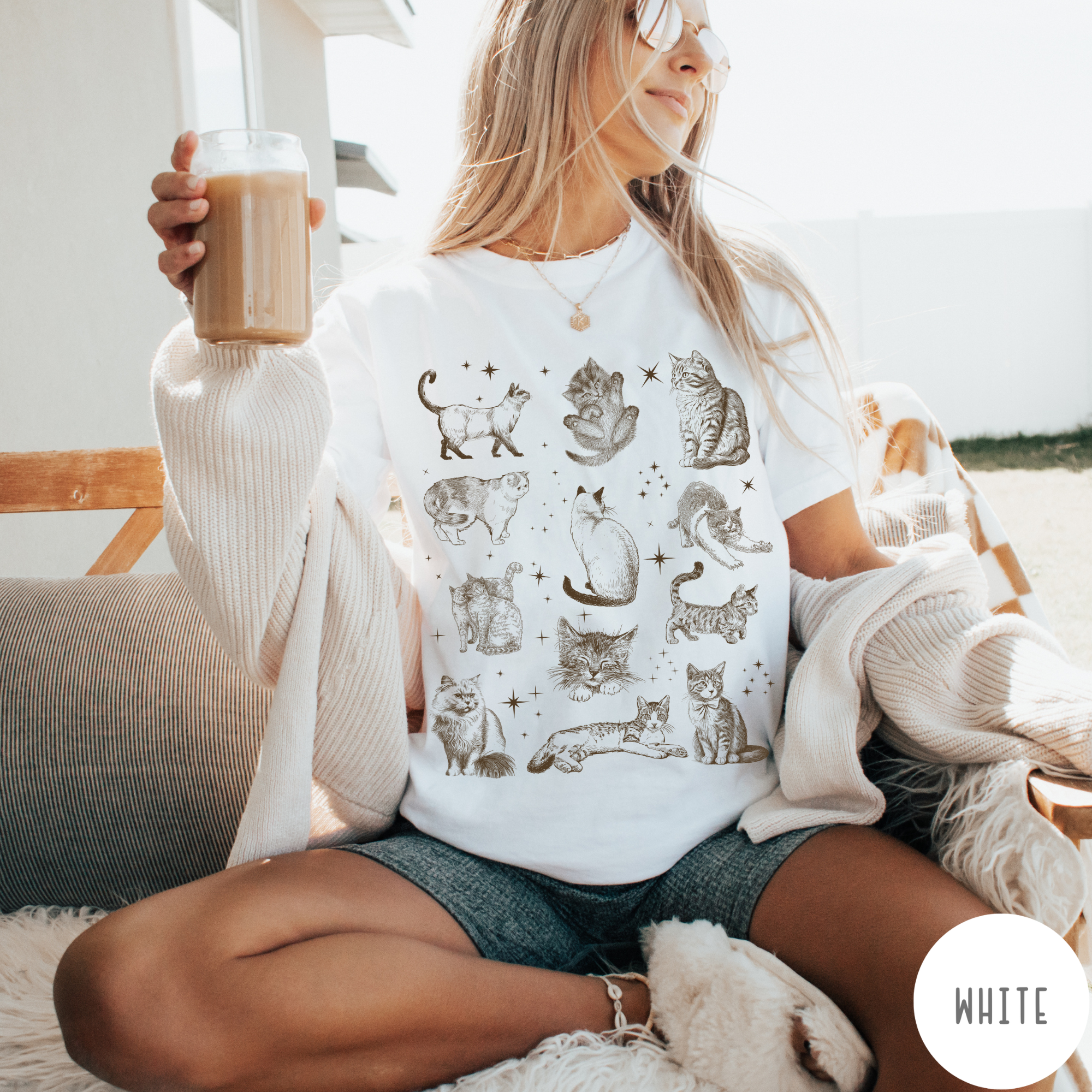 Vintage Cat T-Shirt