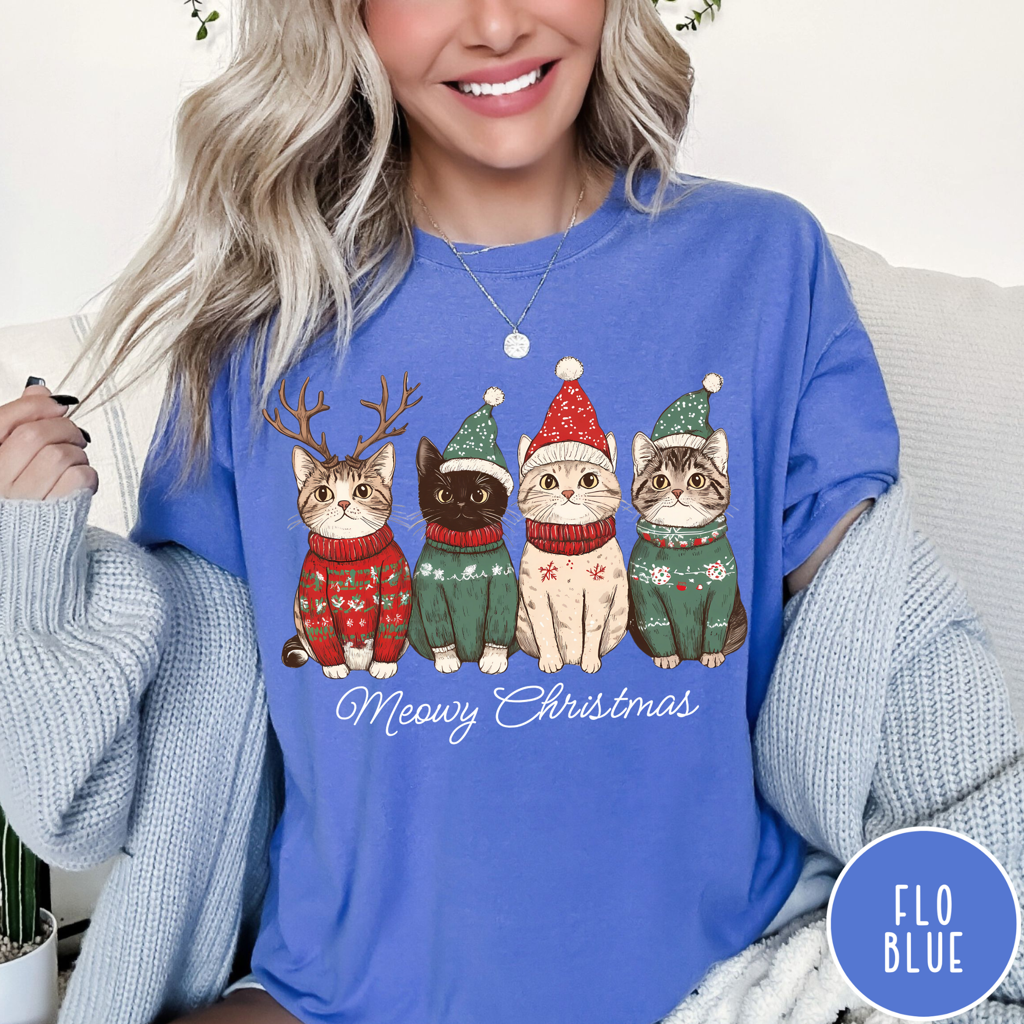 Meowy Christmas T-Shirt