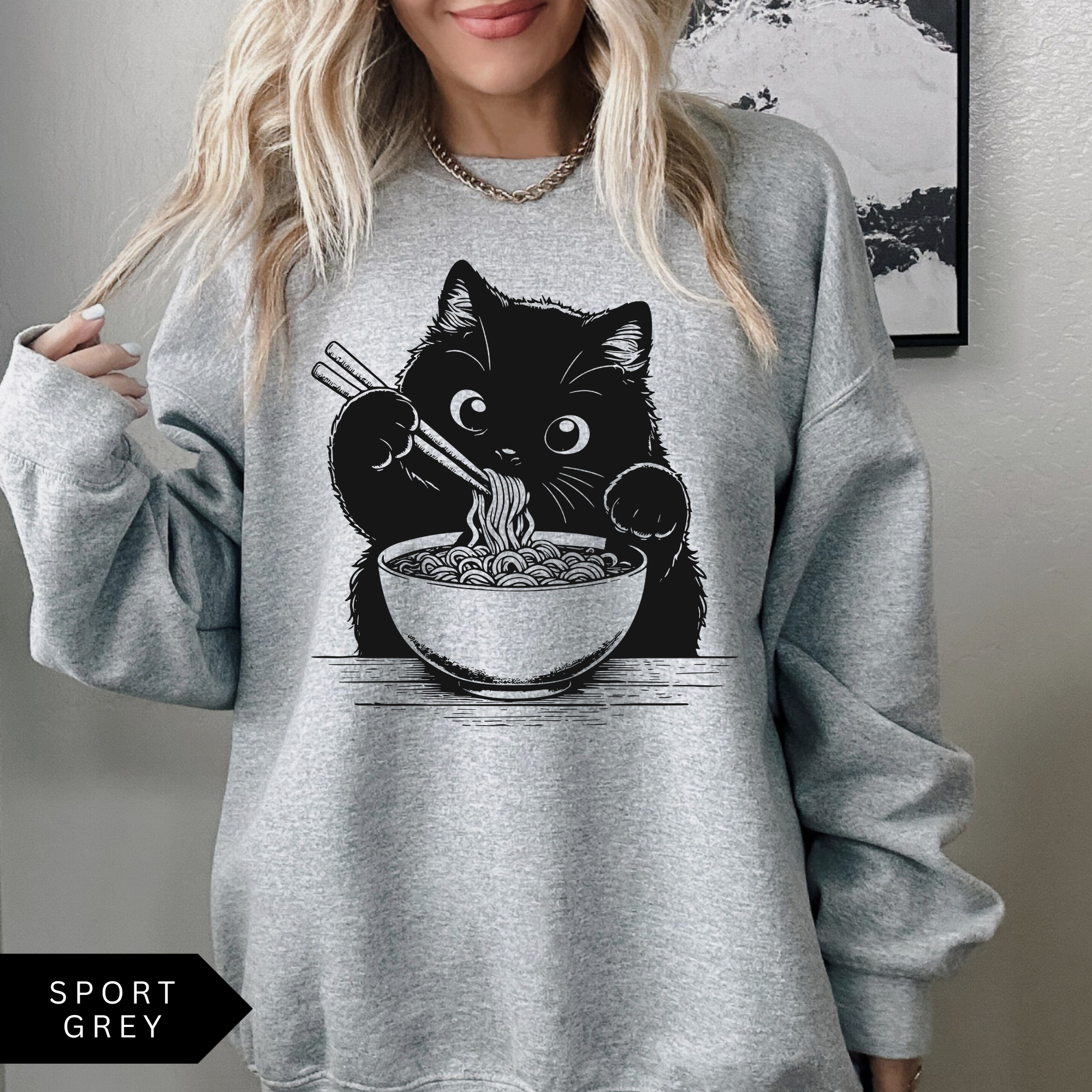 Noodle Cat Sweatshirt
