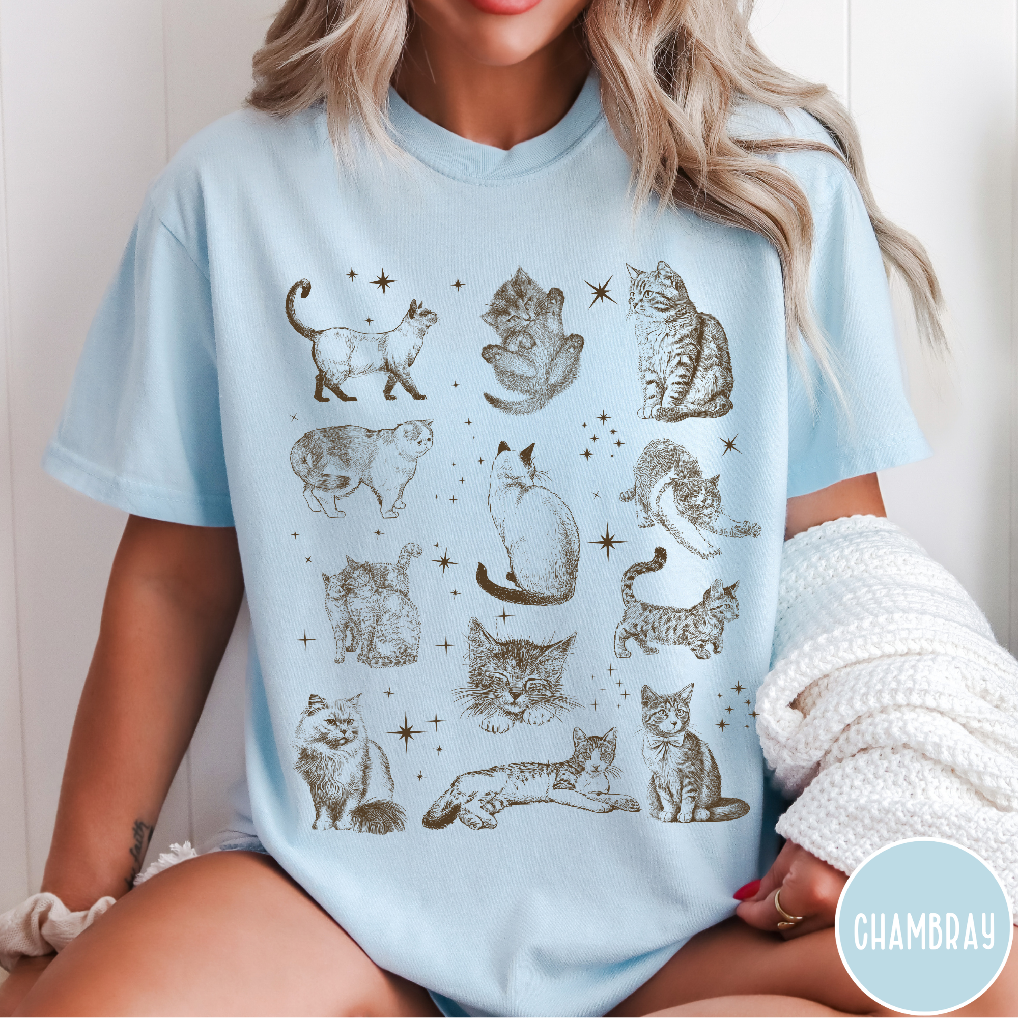 Vintage Cat T-Shirt