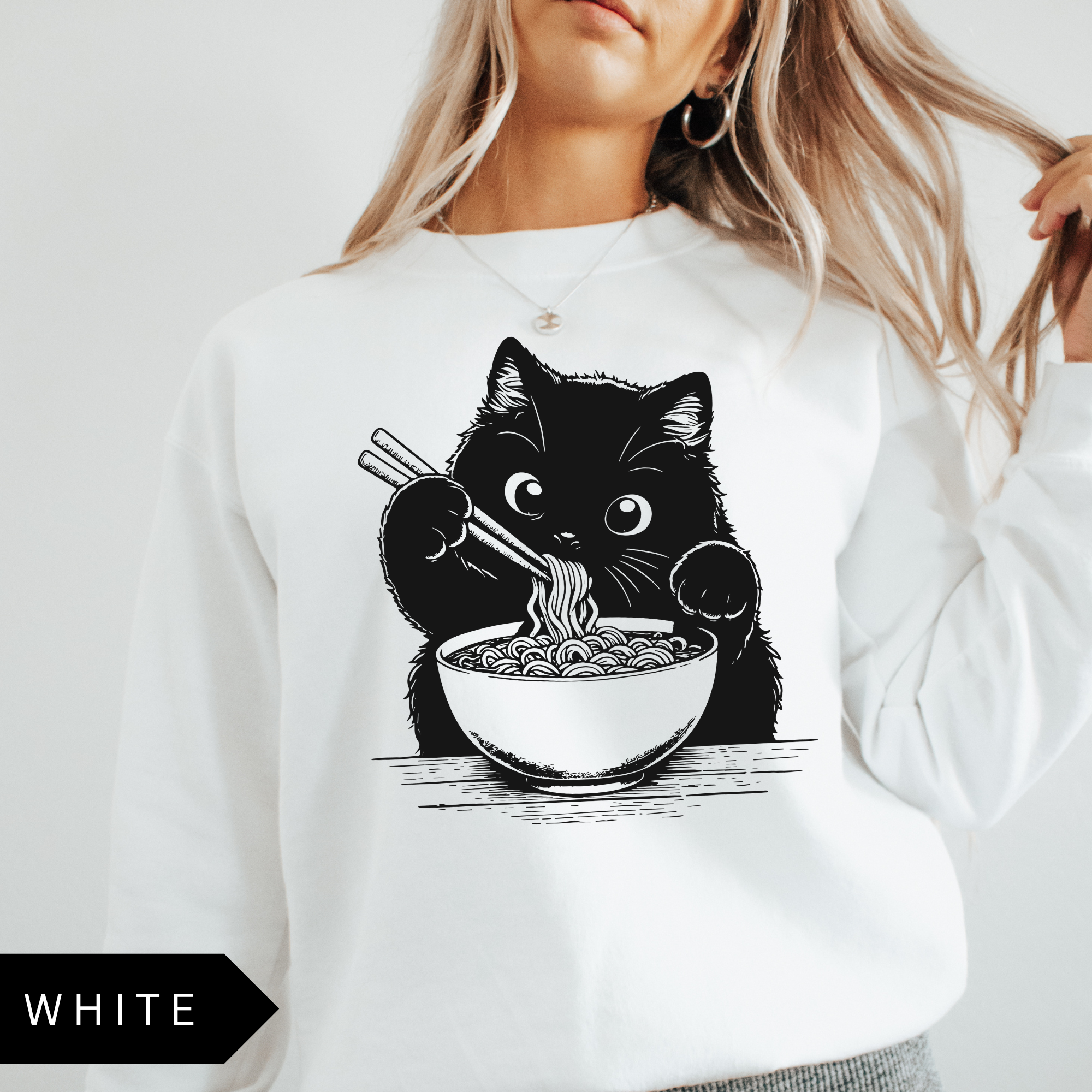 Noodle Cat Sweatshirt