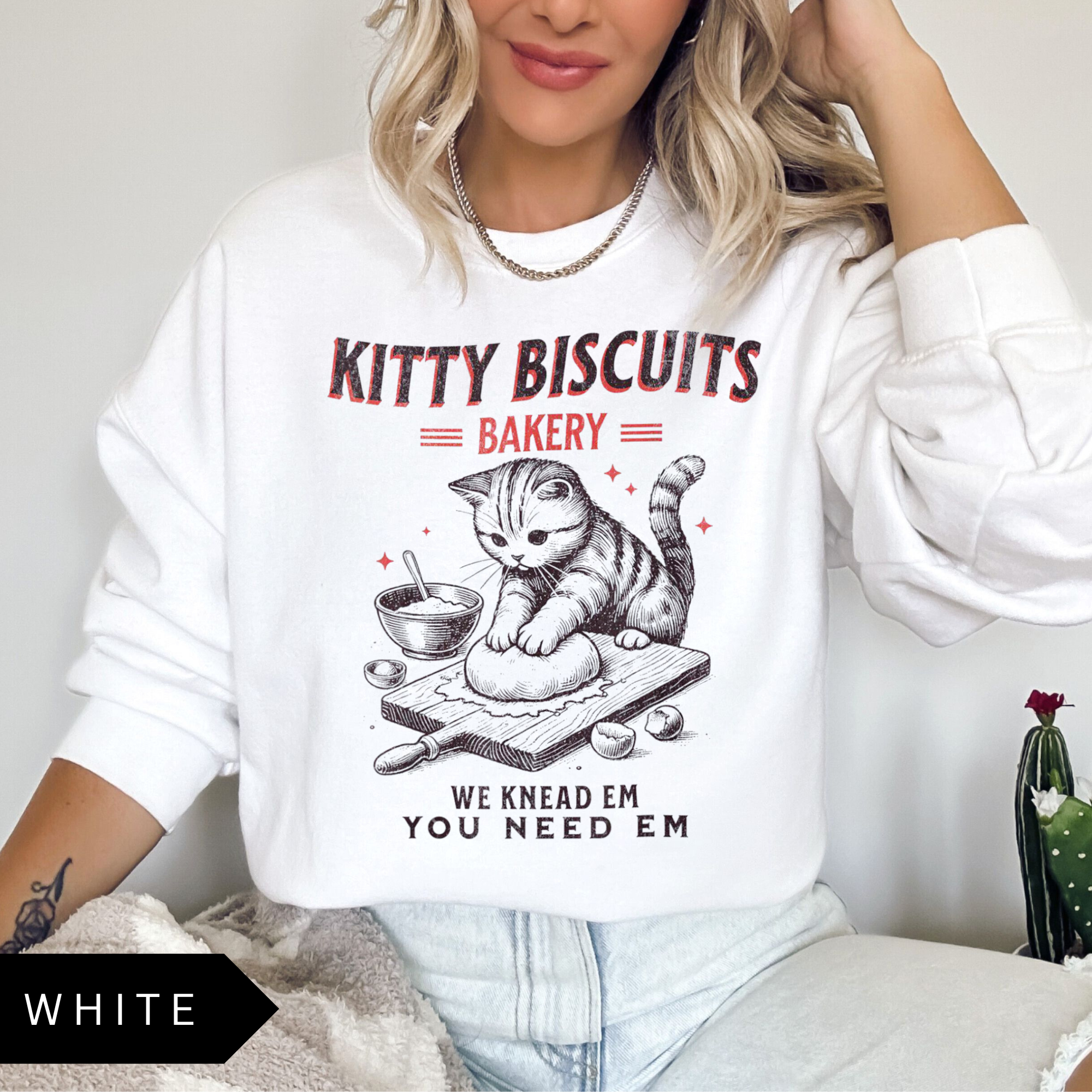 Kitty Biscuits Bakery Sweatshirt