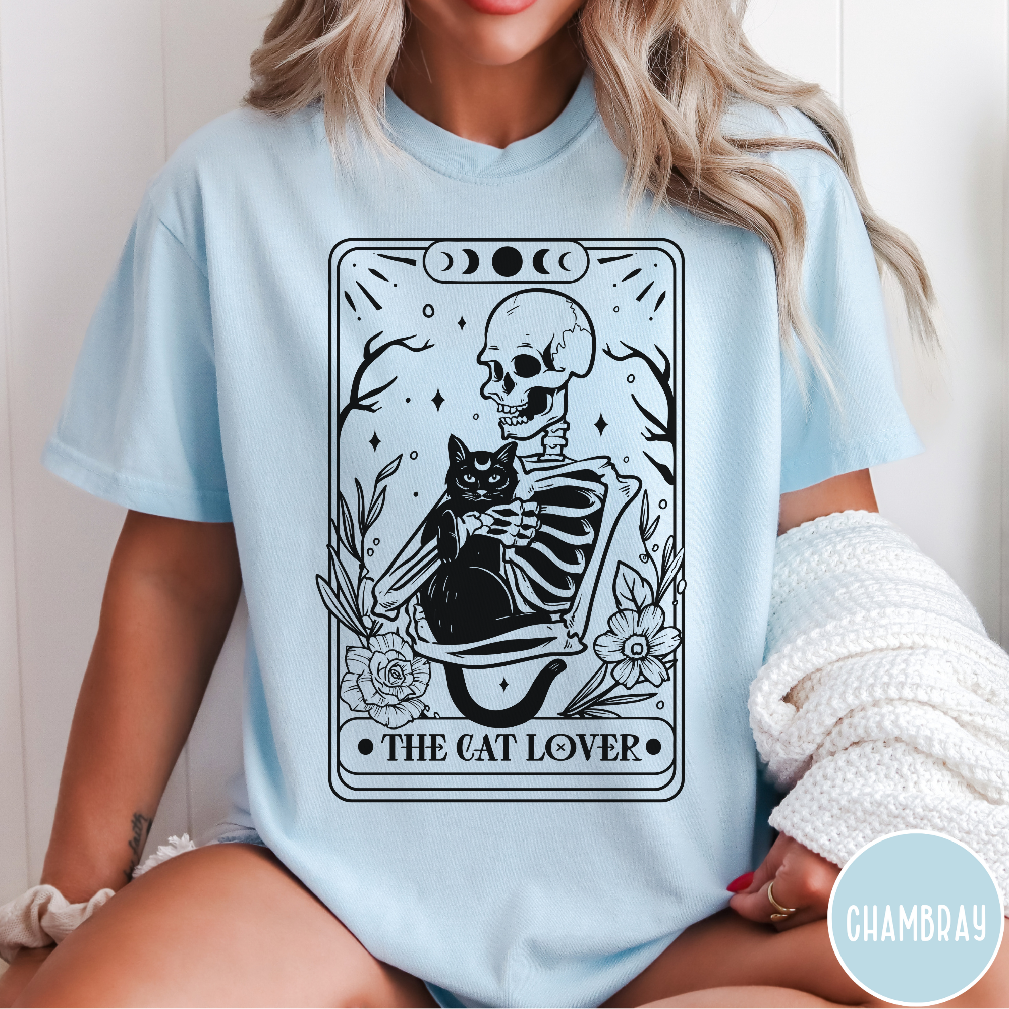 Cat Lover Tarot Card T-Shirt