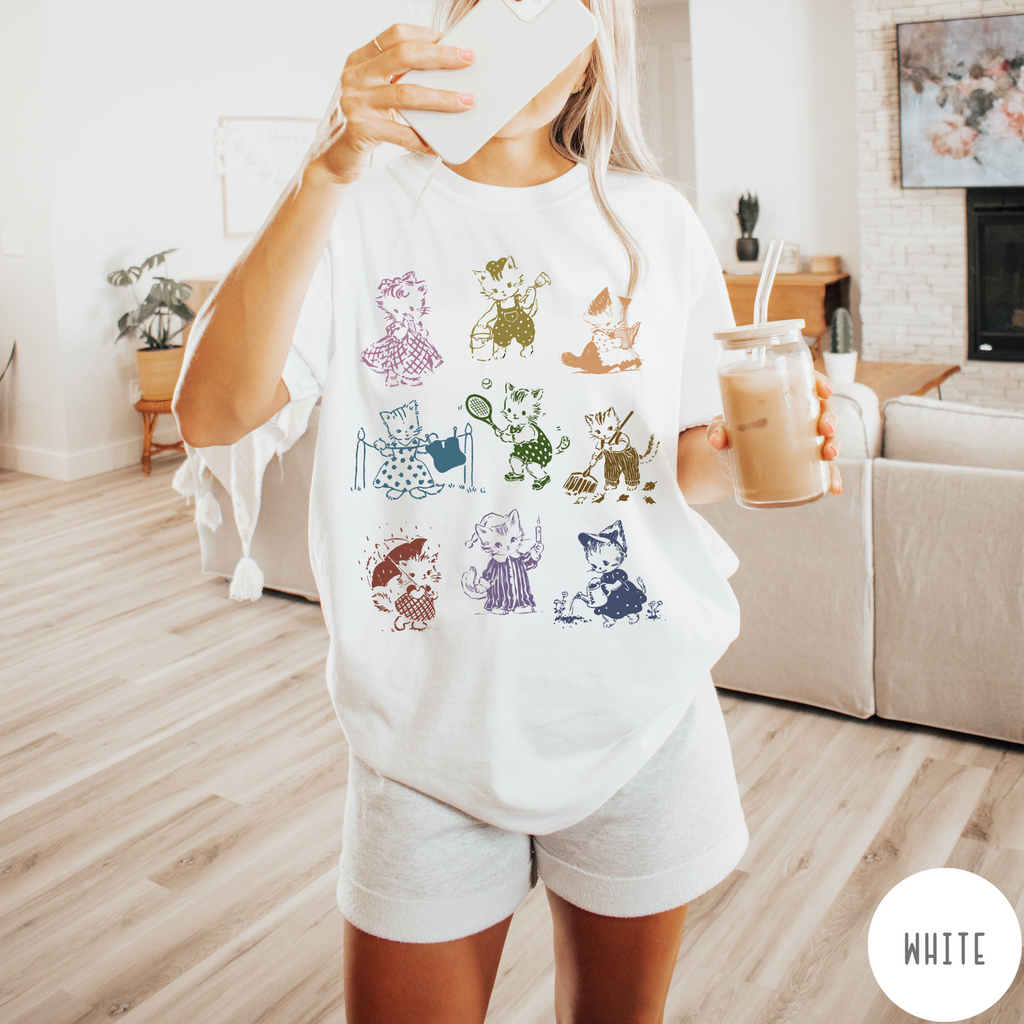 Vintage 1950's Cat T-Shirt