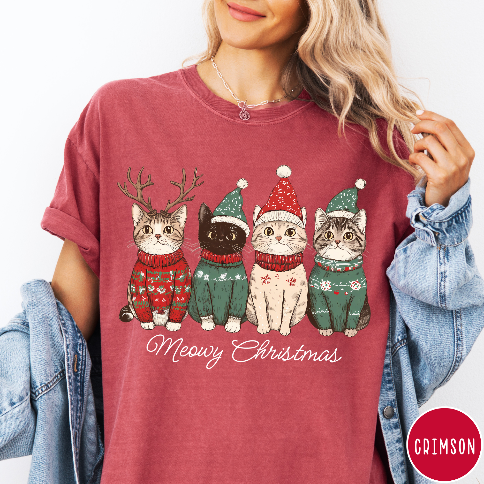 Meowy Christmas T-Shirt