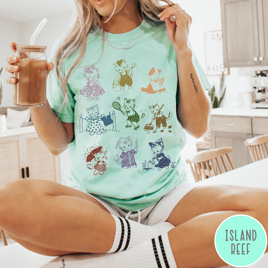 Vintage 1950's Cat T-Shirt